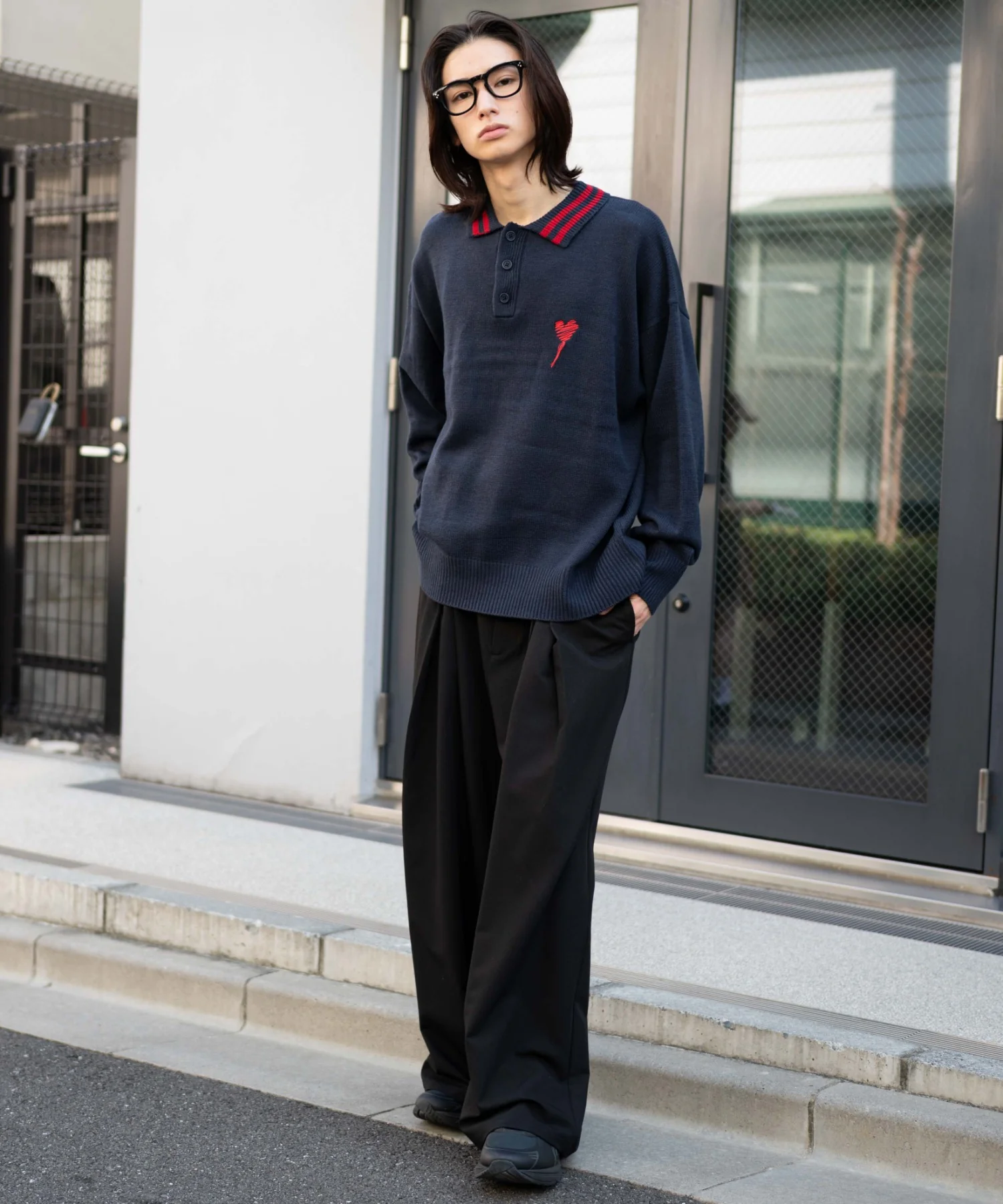 ラインポロニットプルオーバー - Image 20