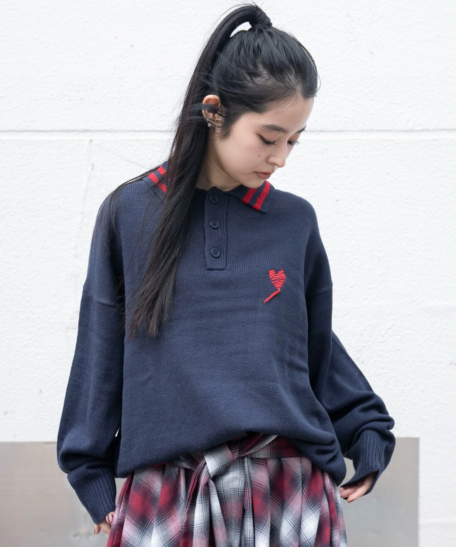 ラインポロニットプルオーバー - Image 21