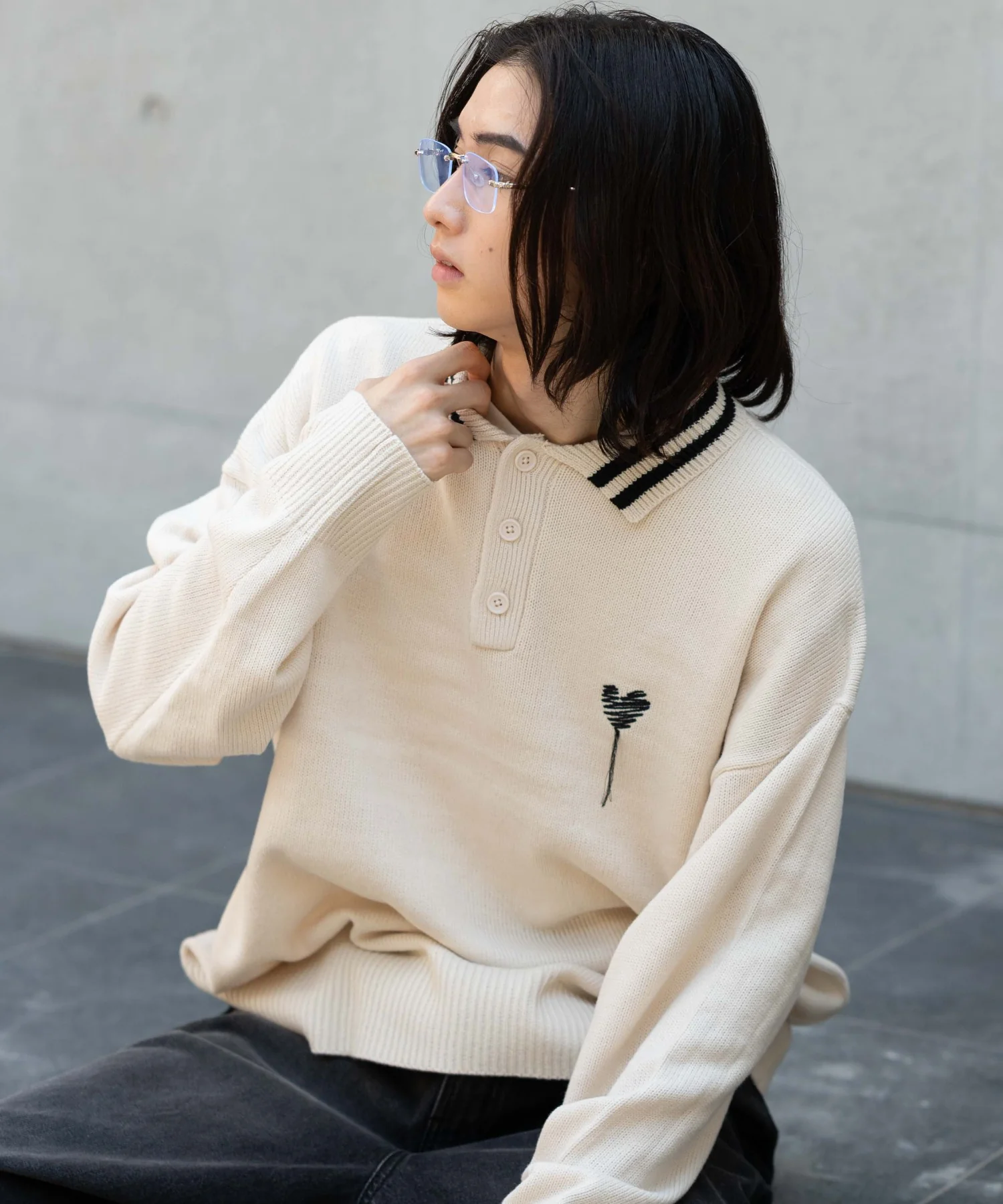 ラインポロニットプルオーバー - Image 39