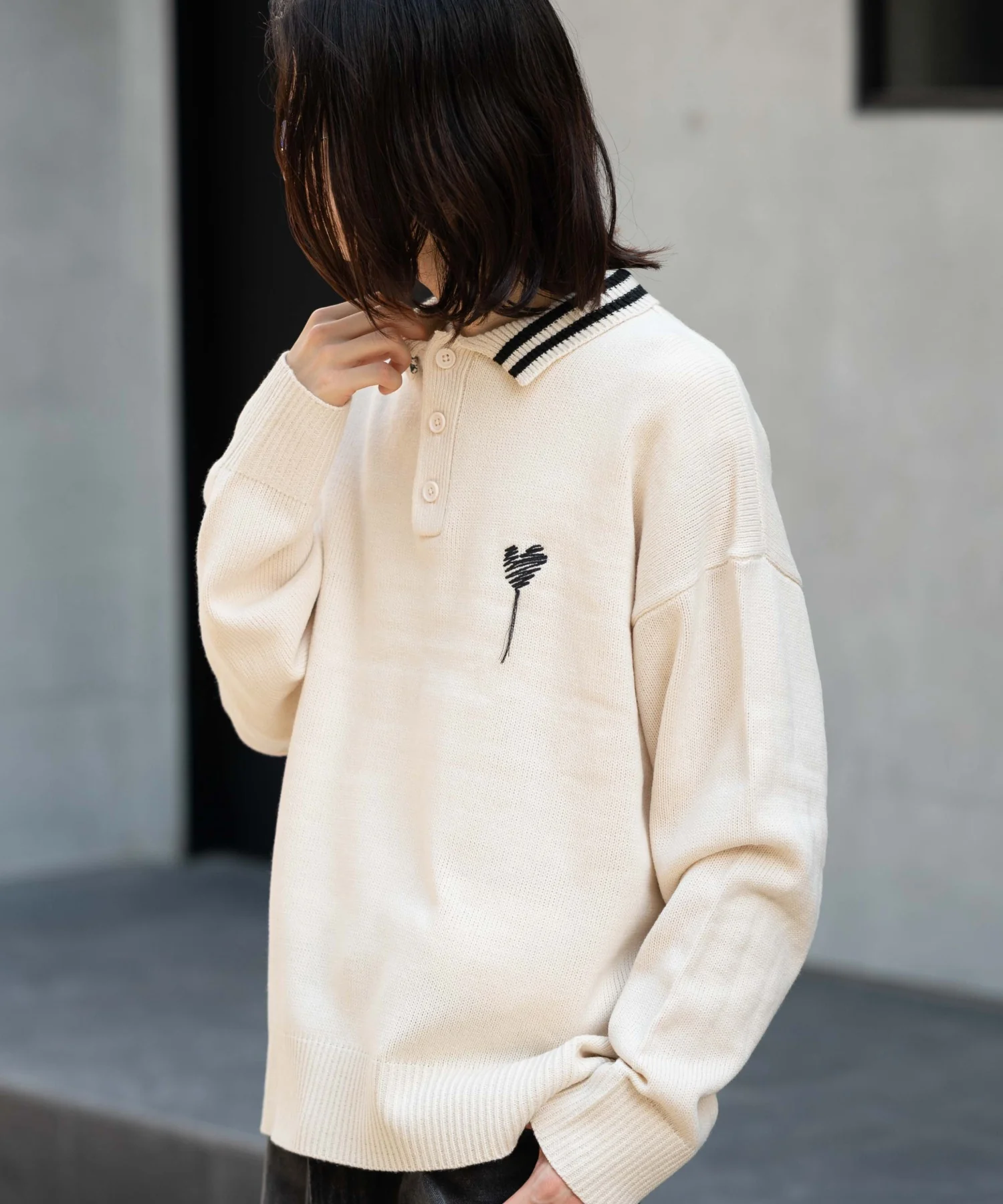 ラインポロニットプルオーバー - Image 40