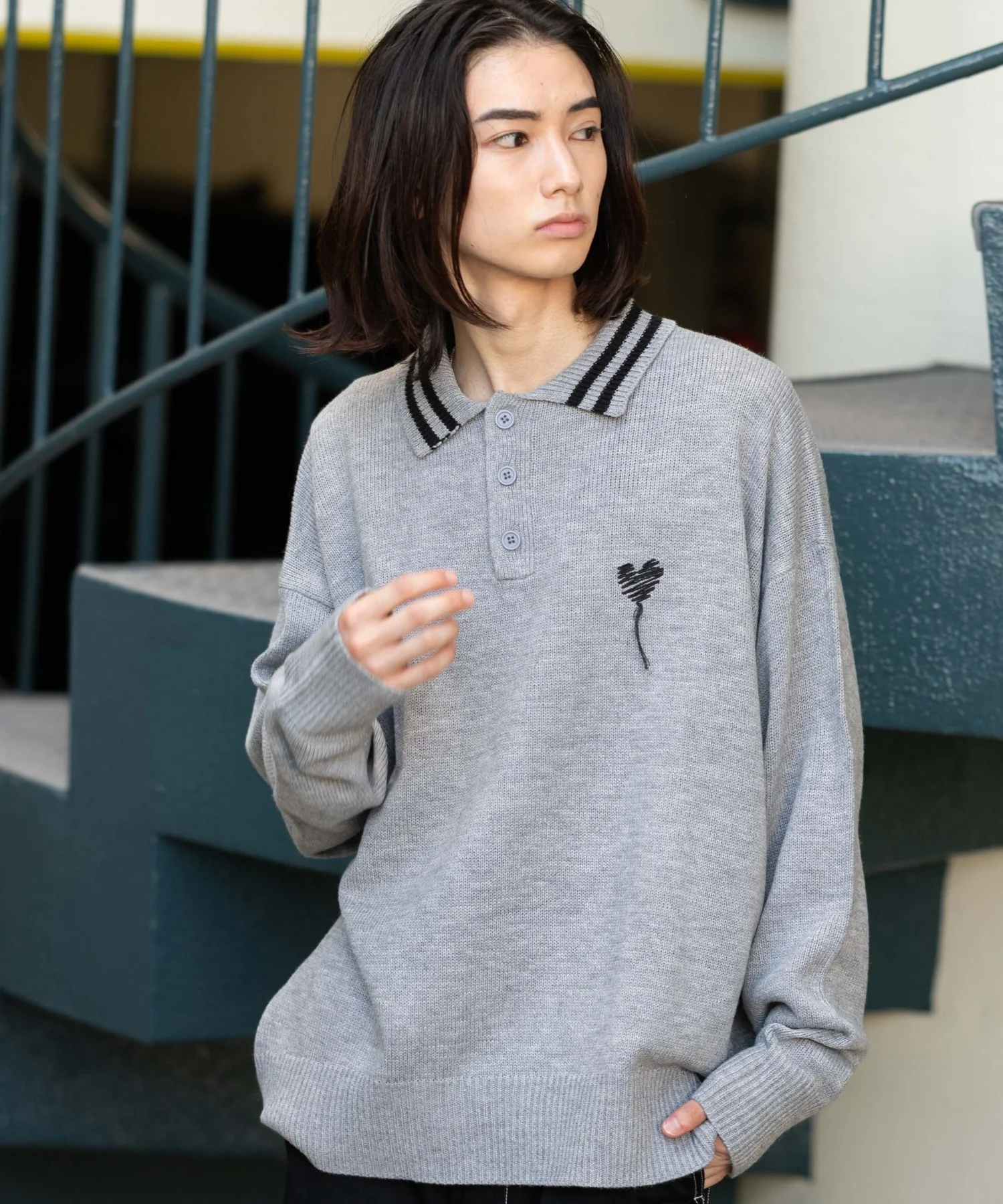 ラインポロニットプルオーバー - Image 46