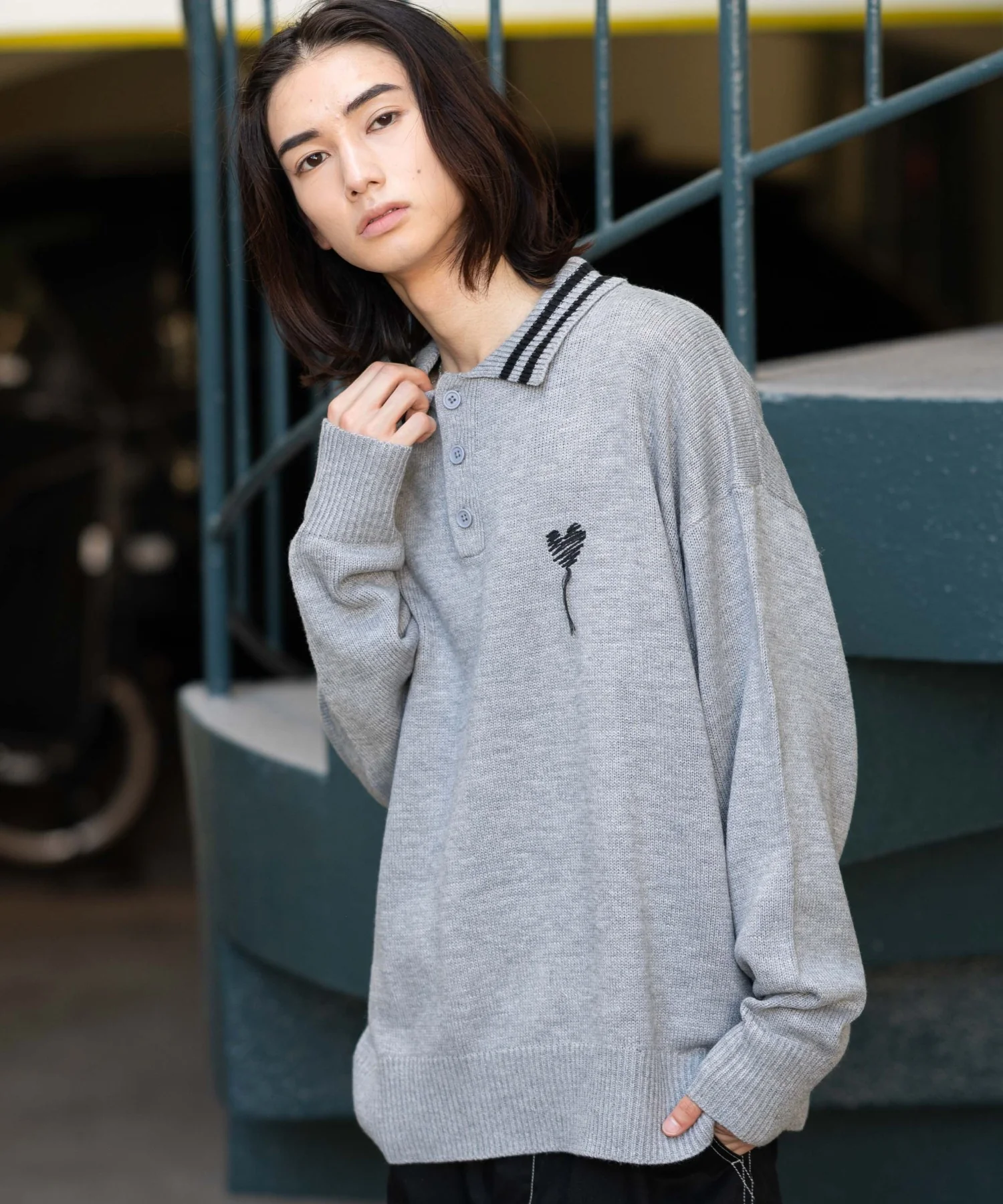 ラインポロニットプルオーバー - Image 47