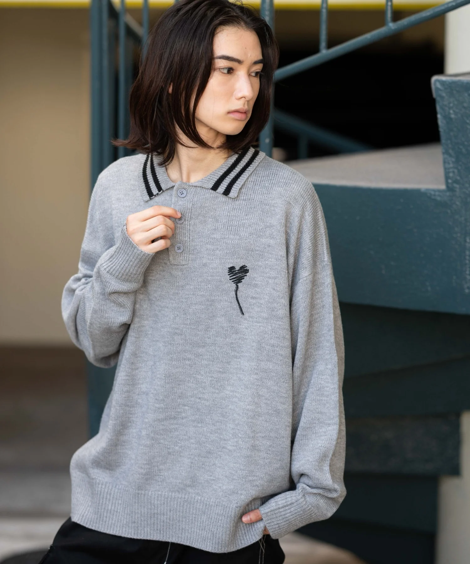 ラインポロニットプルオーバー - Image 48