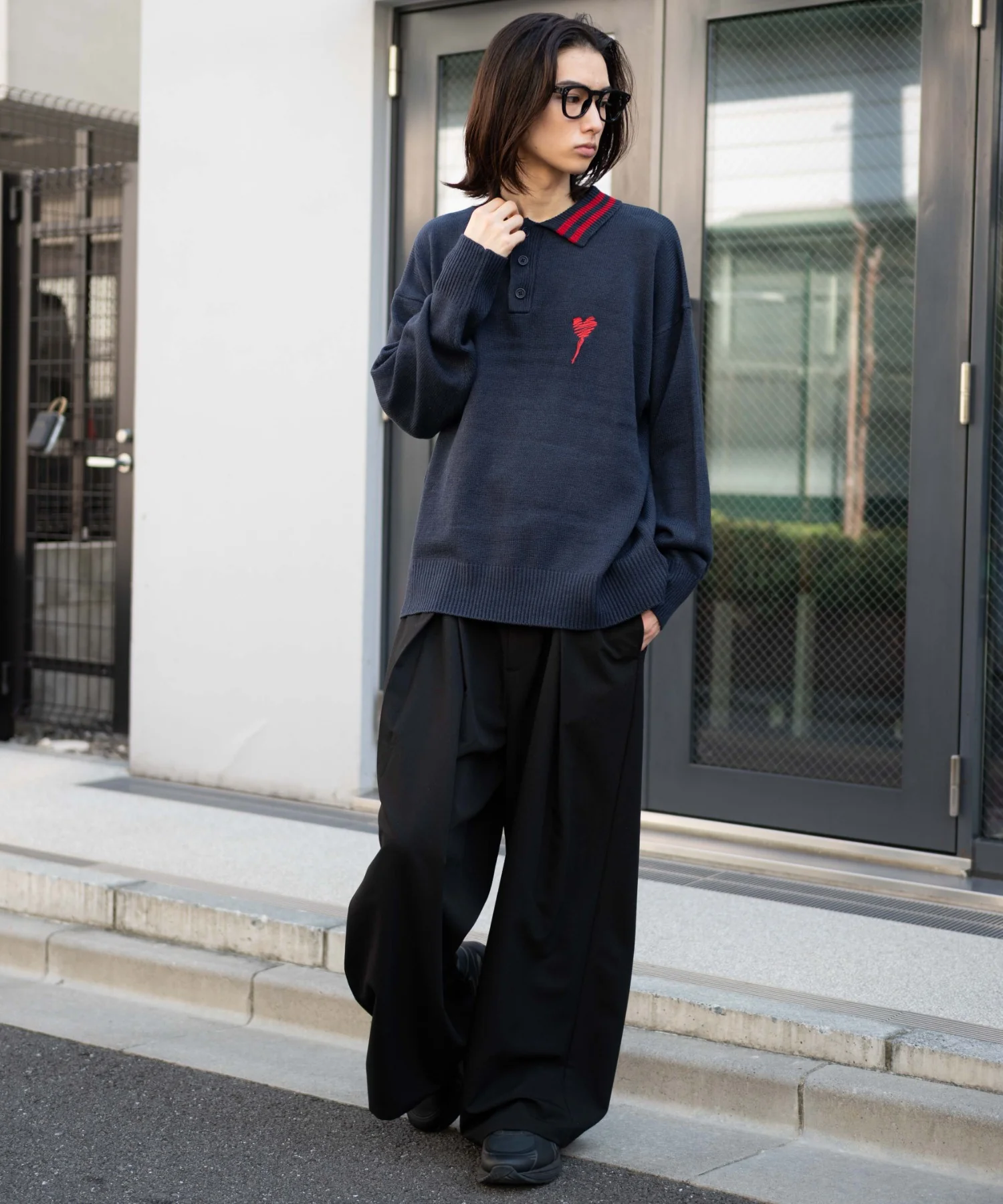 ラインポロニットプルオーバー - Image 5