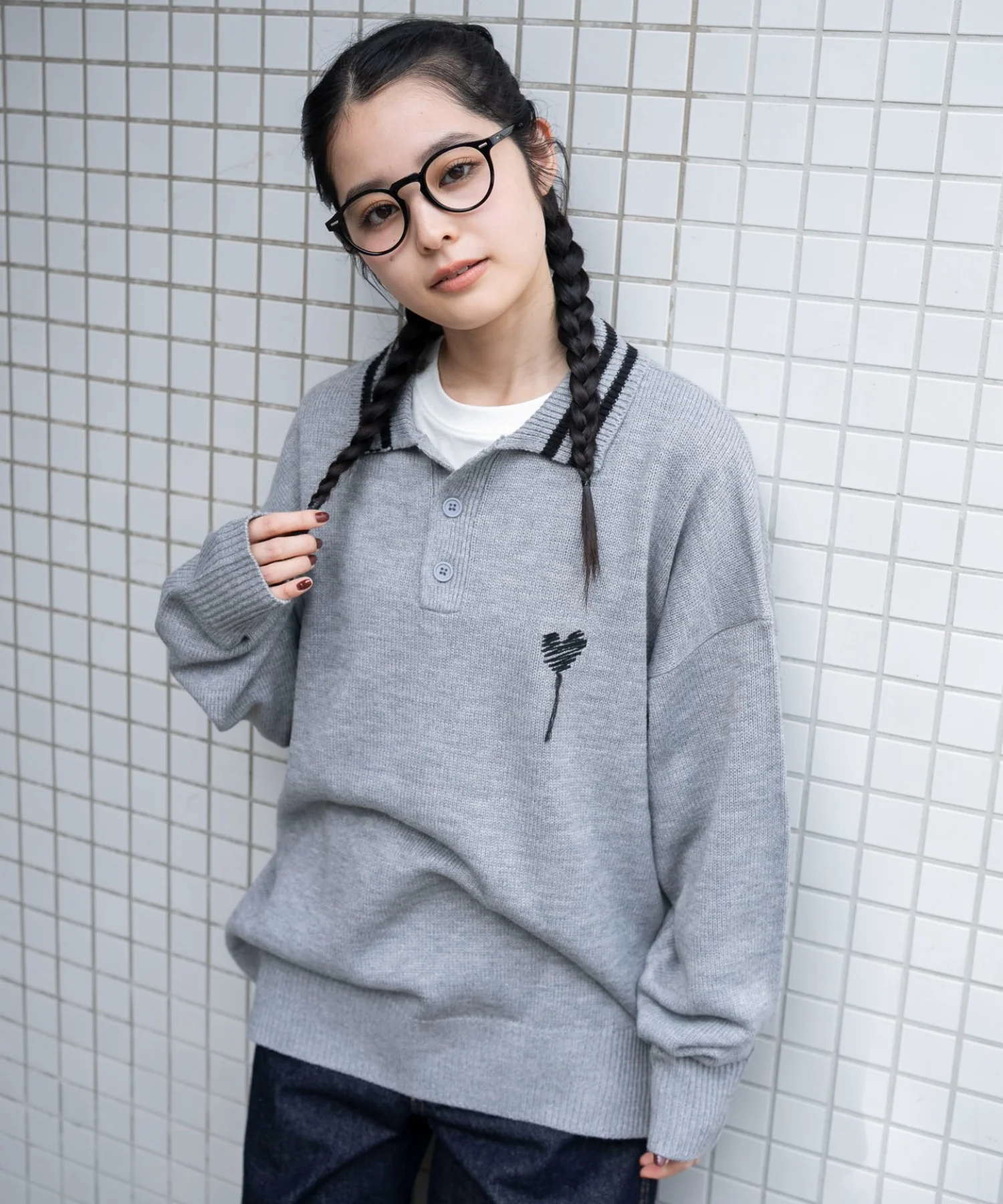 ラインポロニットプルオーバー - Image 50