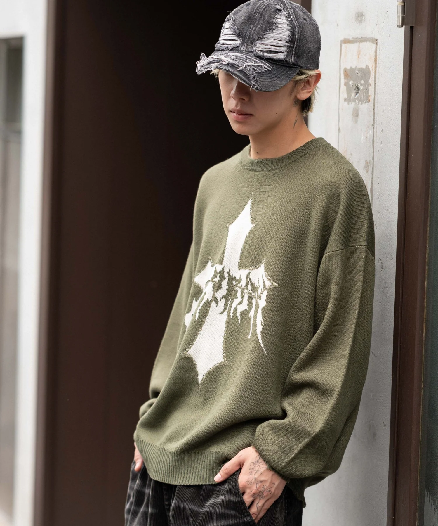 ダメージジャガードプルオーバー - Image 15