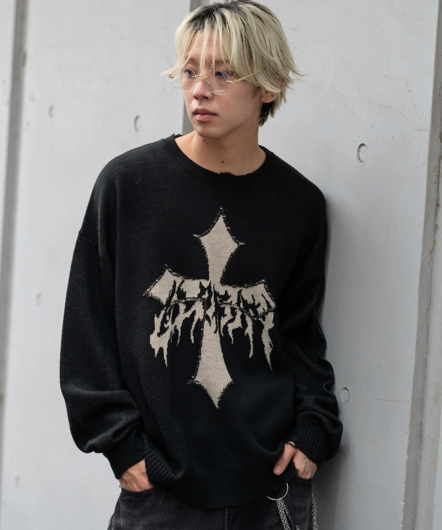 ダメージジャガードプルオーバー - Image 3