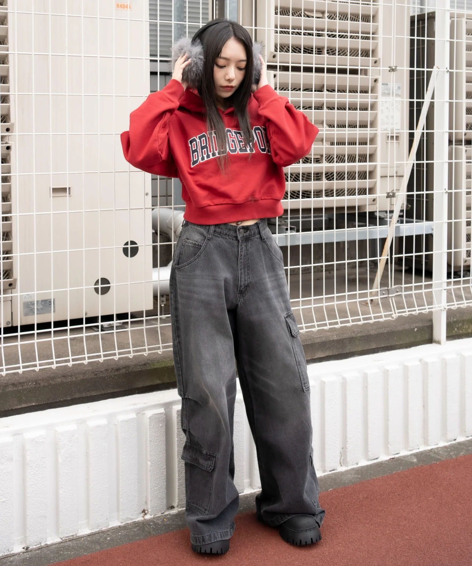 ロゴショートプルパーカー - Image 17