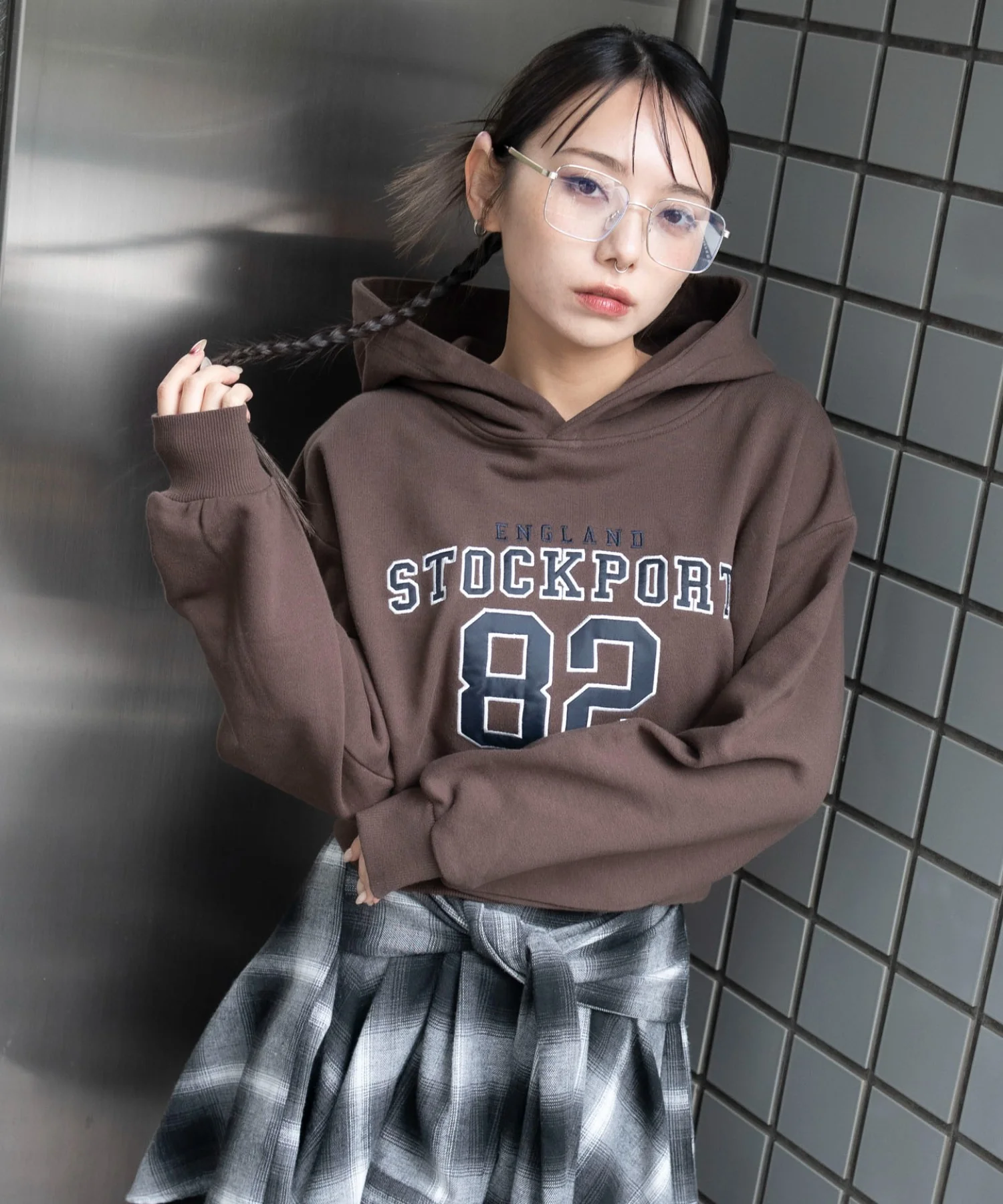 ロゴショートプルパーカー - Image 4