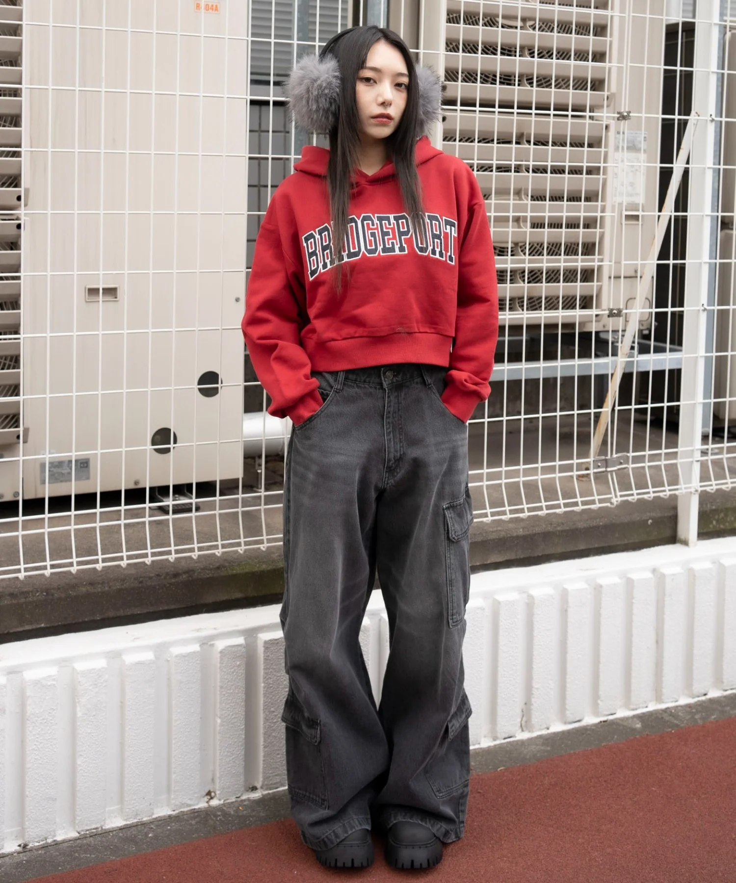 ロゴショートプルパーカー - Image 6