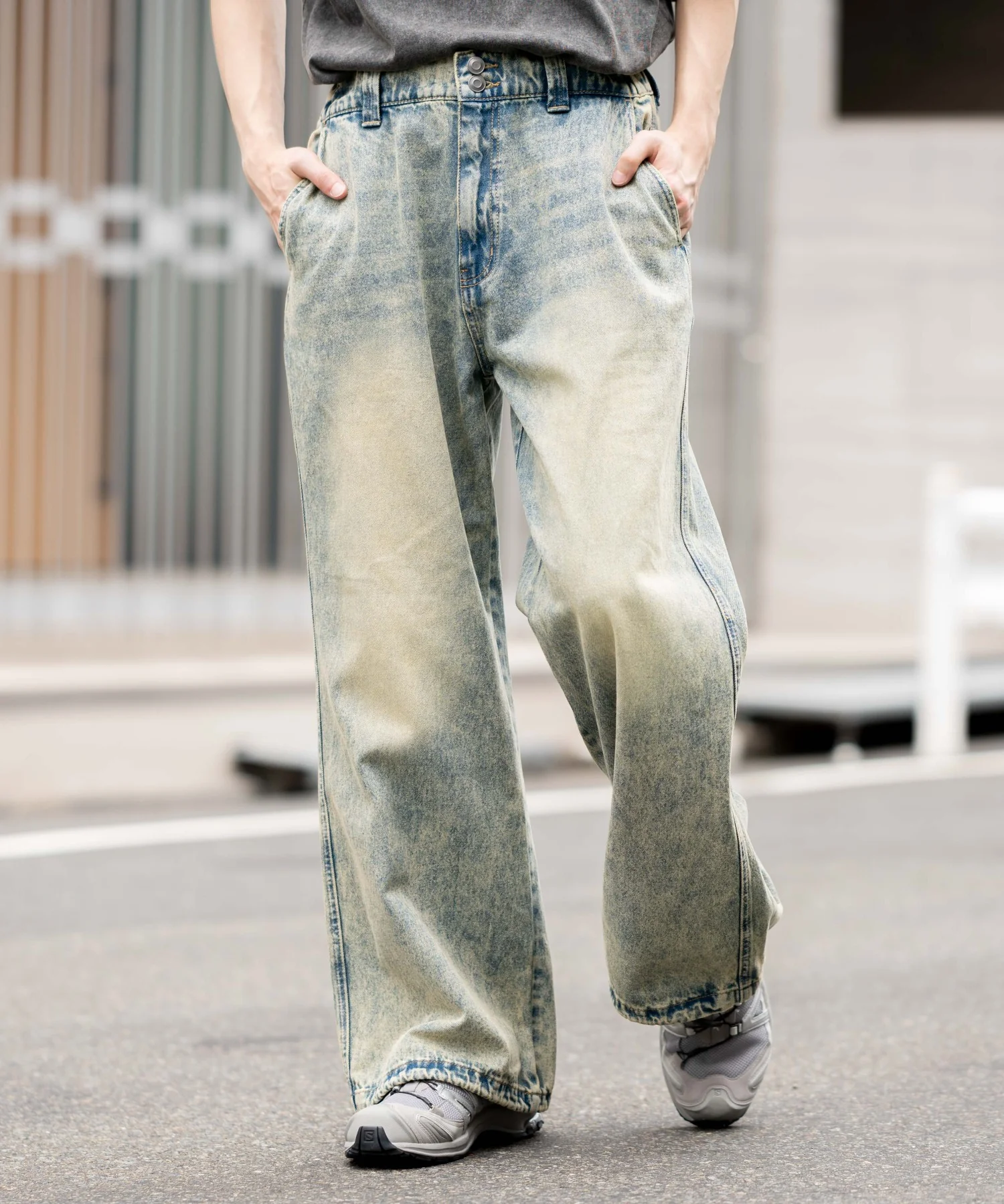 ローライズバギーフレアデニムパンツ - Image 35