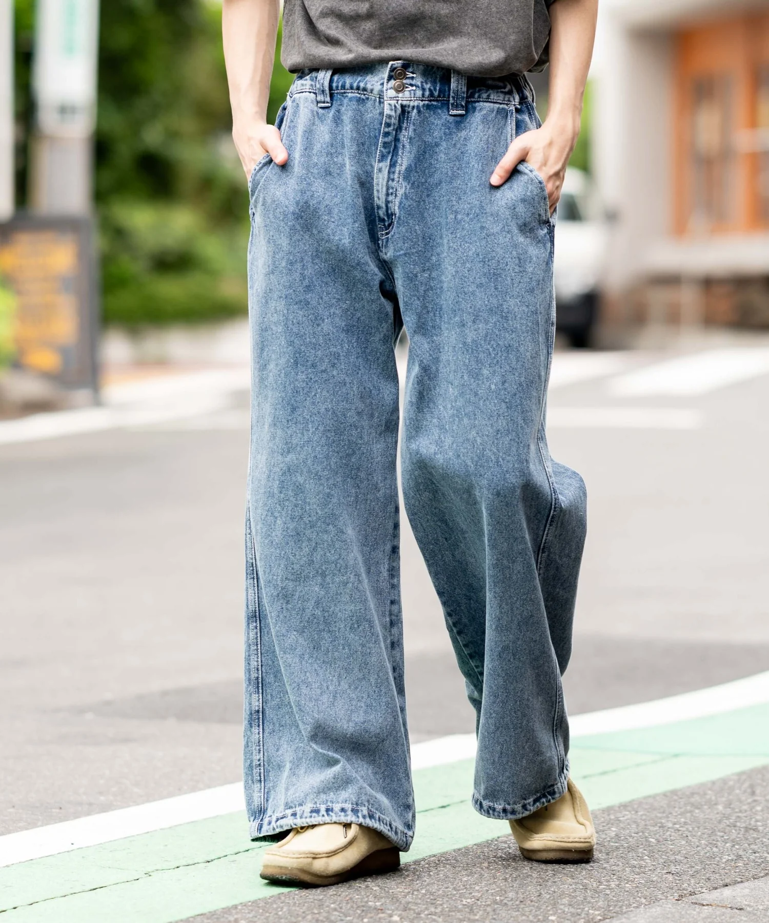 ローライズバギーフレアデニムパンツ - Image 38