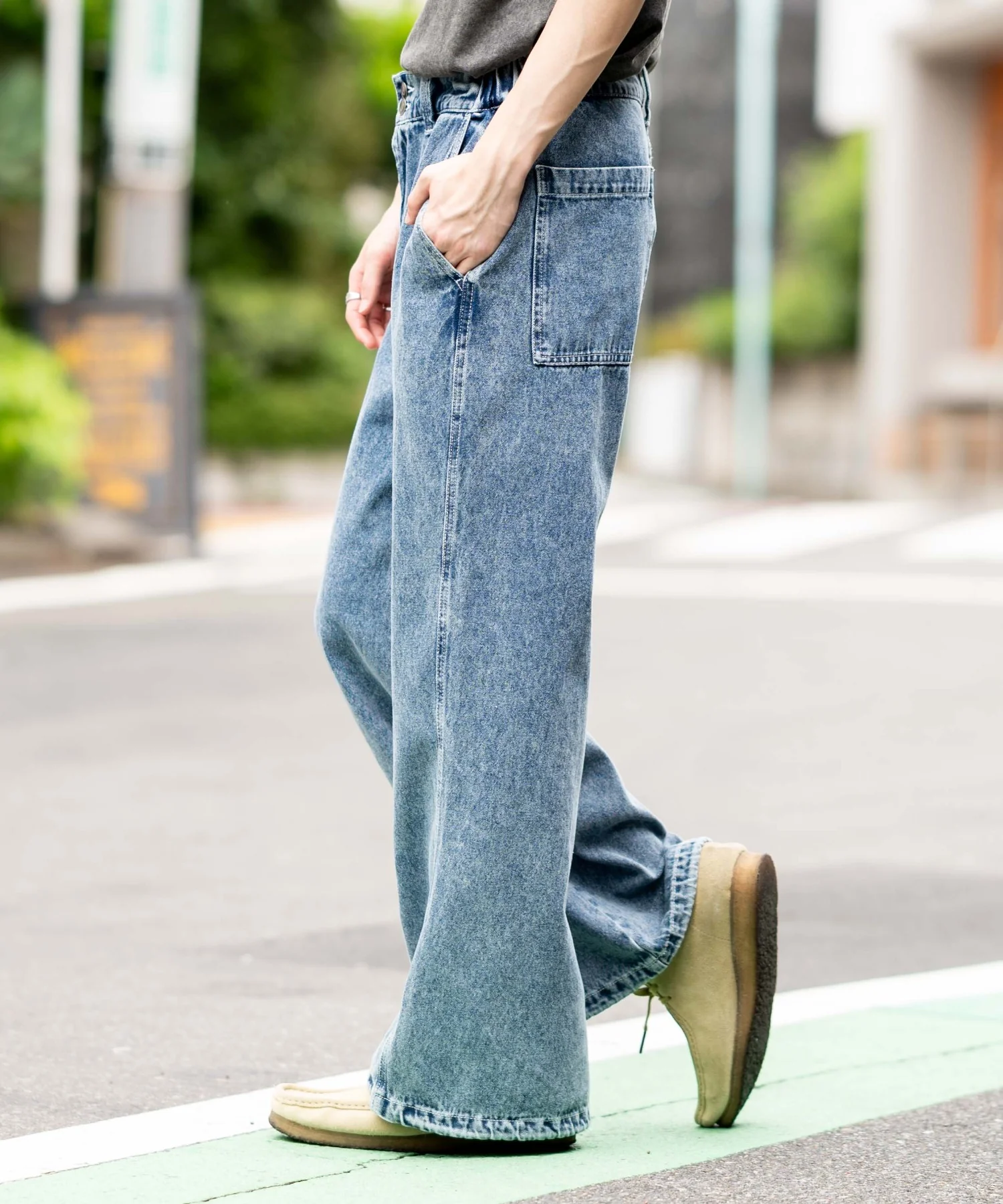 ローライズバギーフレアデニムパンツ - Image 41