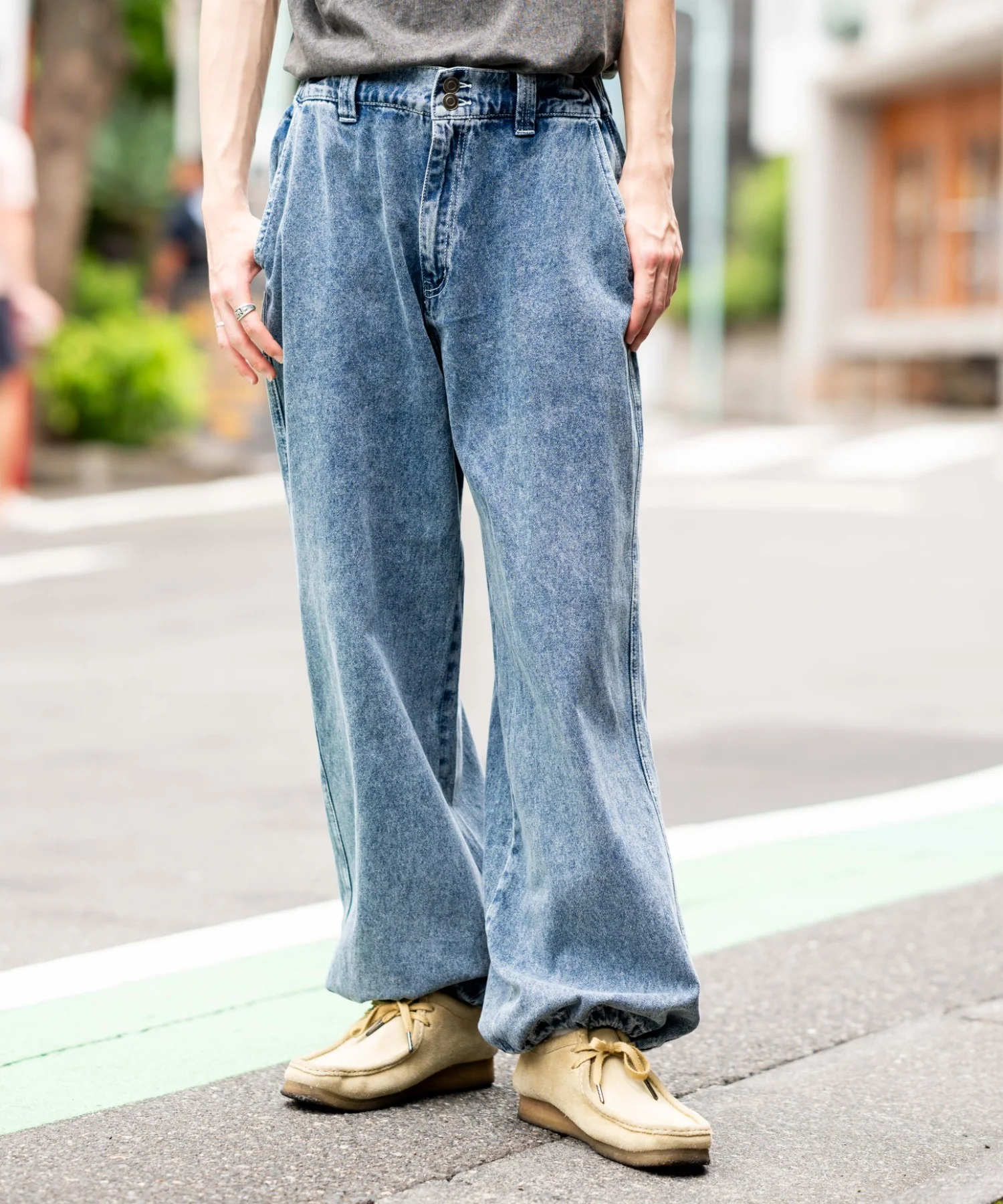 ローライズバギーフレアデニムパンツ - Image 43