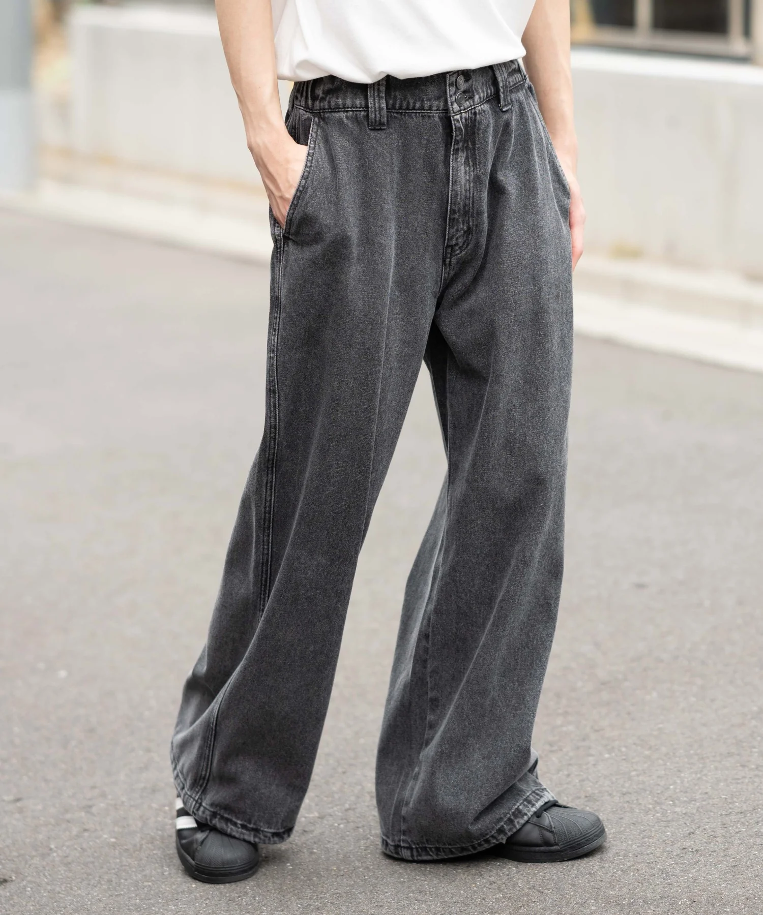 ローライズバギーフレアデニムパンツ - Image 49