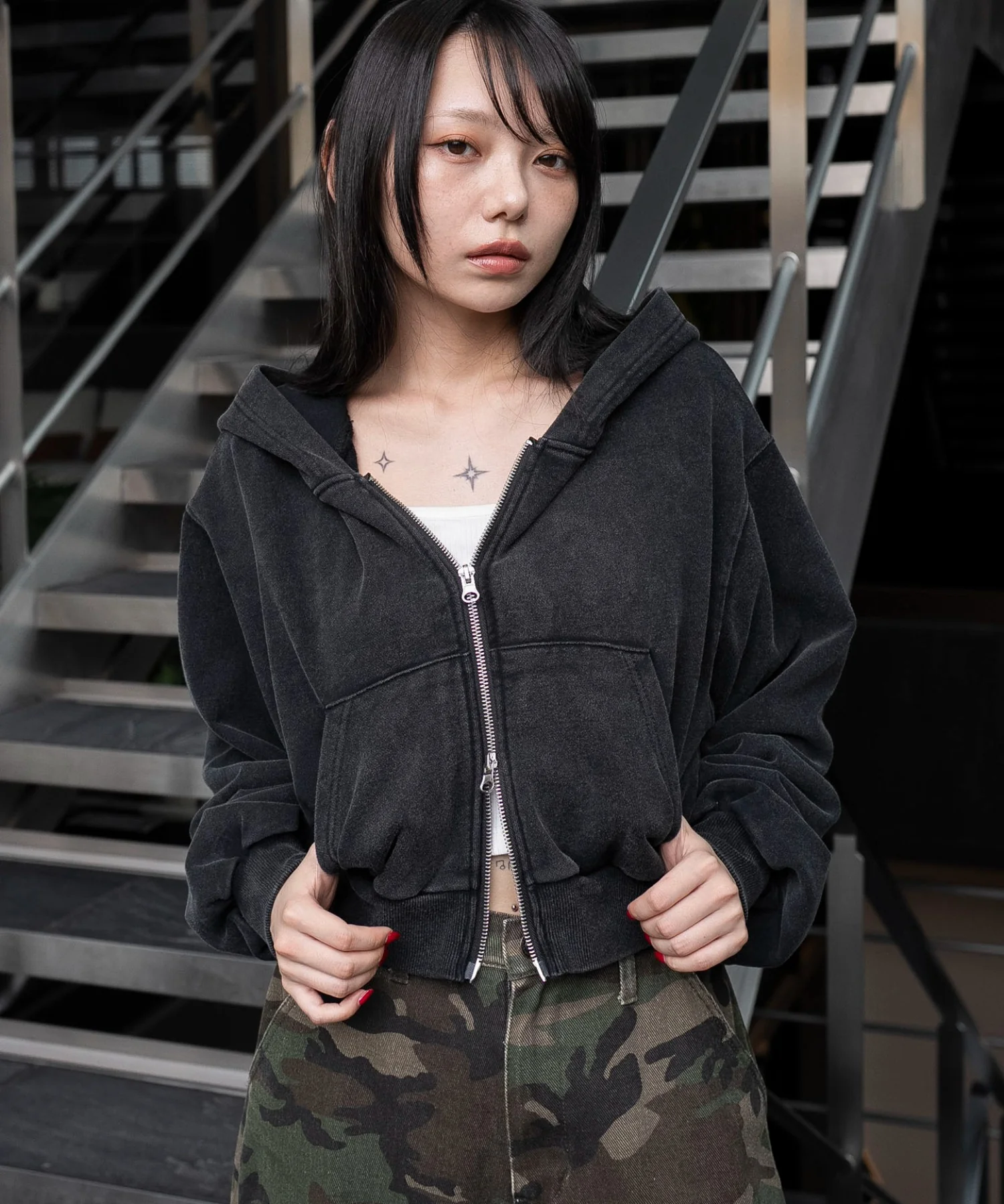 ショートZIPパーカー - Image 14