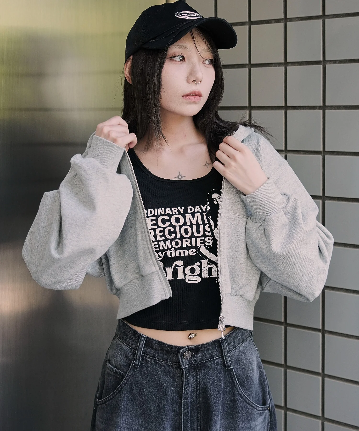 ショートZIPパーカー - Image 17
