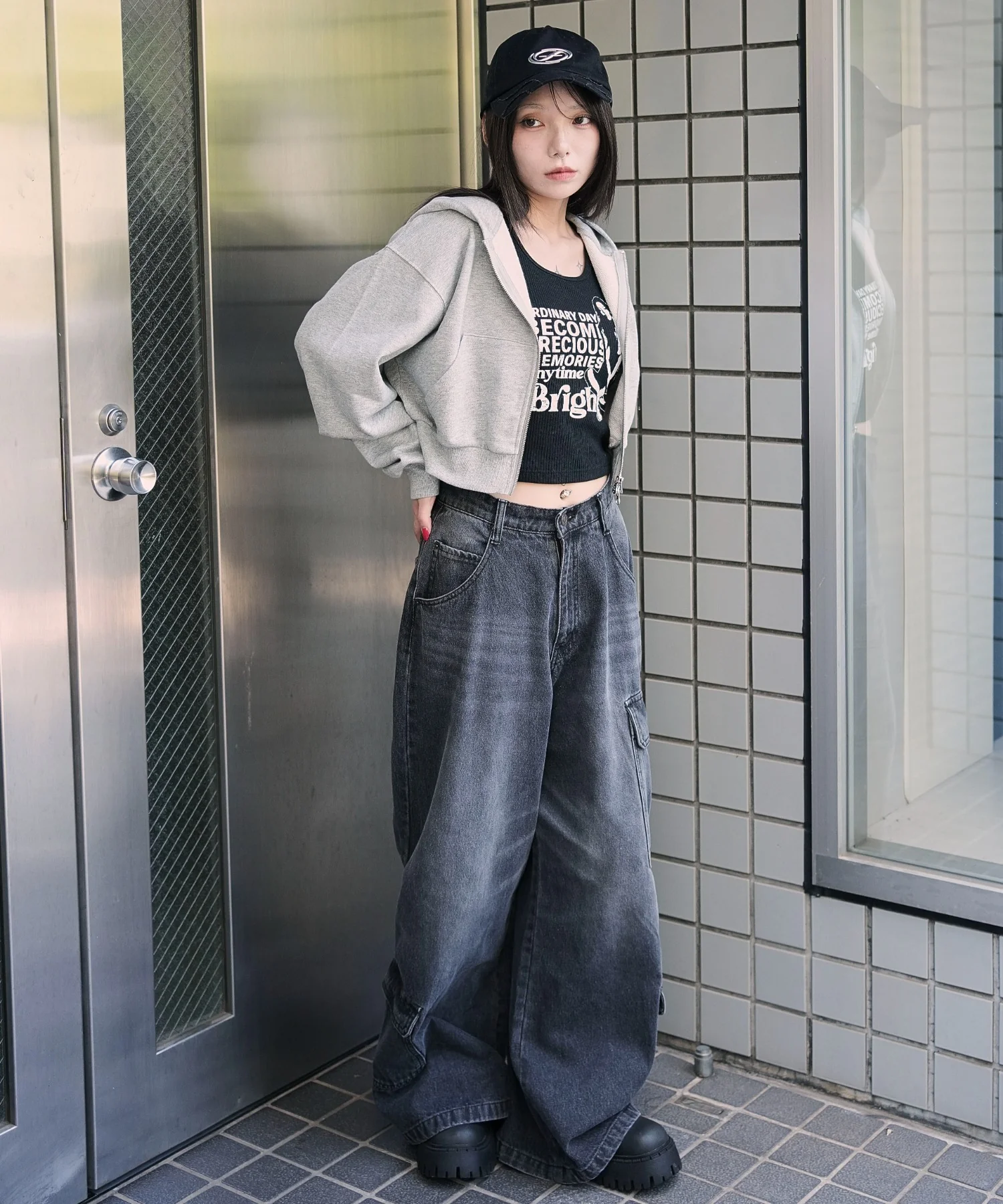 ショートZIPパーカー - Image 19