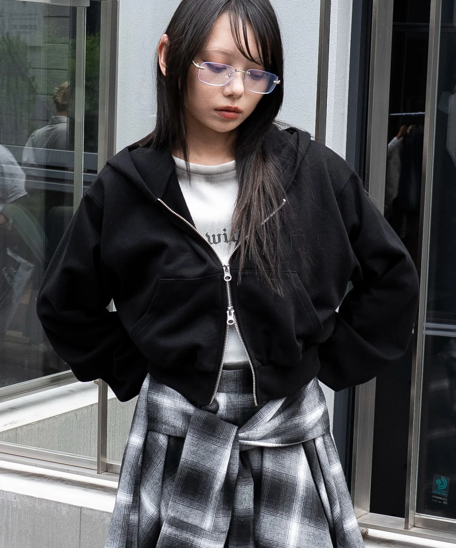 ショートZIPパーカー - Image 3