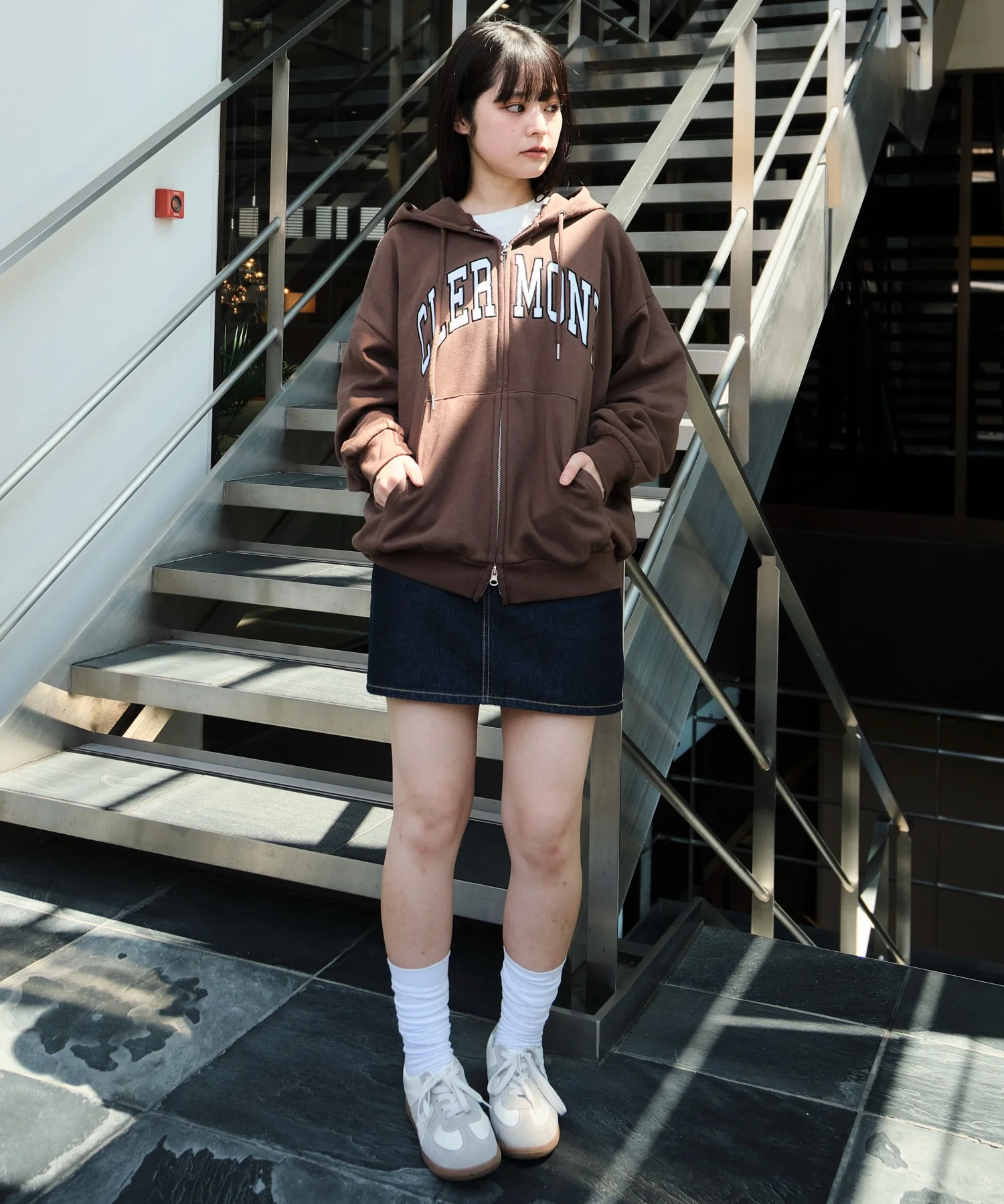 グラフィックロゴダブルZIPパーカー - Image 10