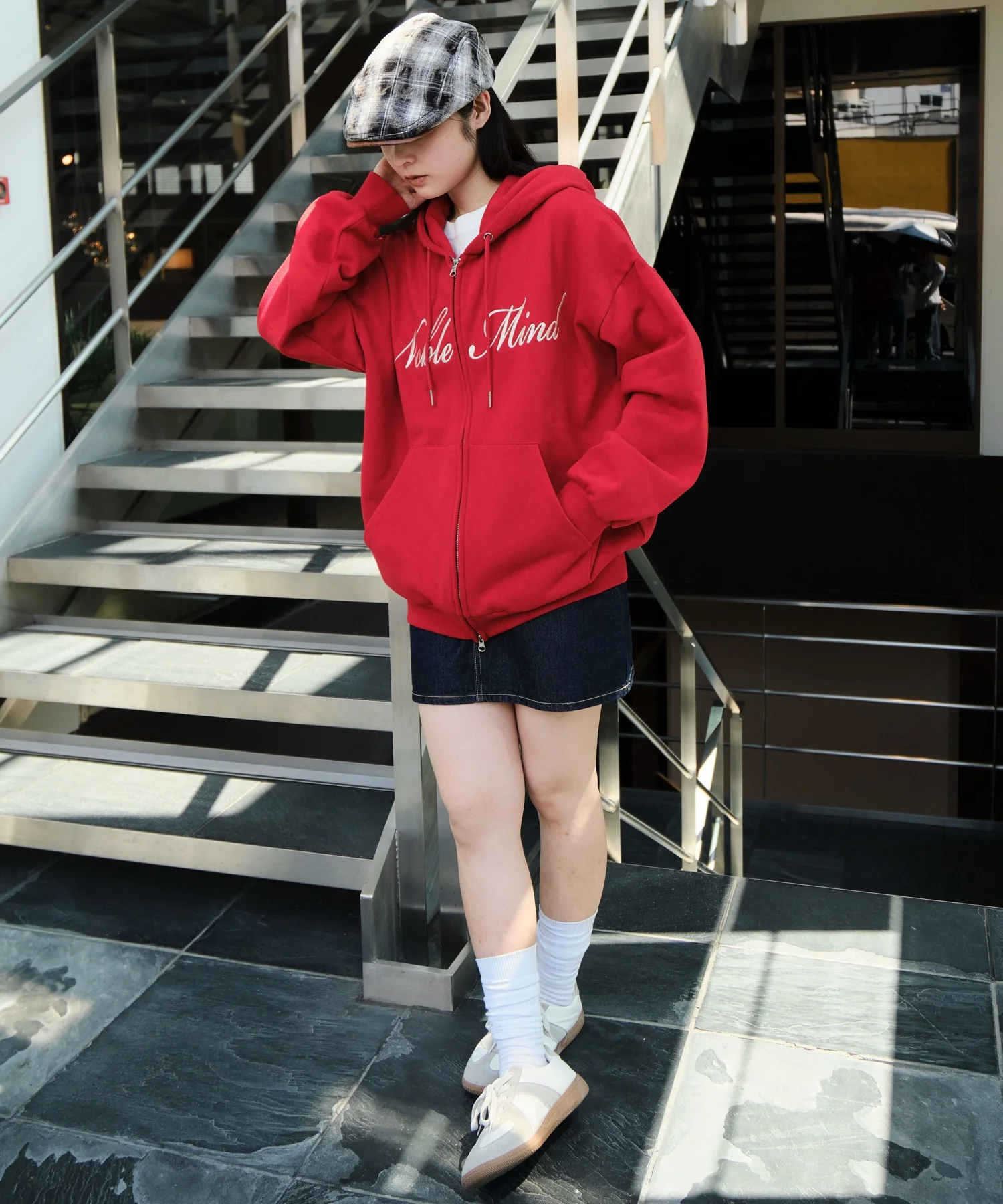グラフィックロゴダブルZIPパーカー - Image 12