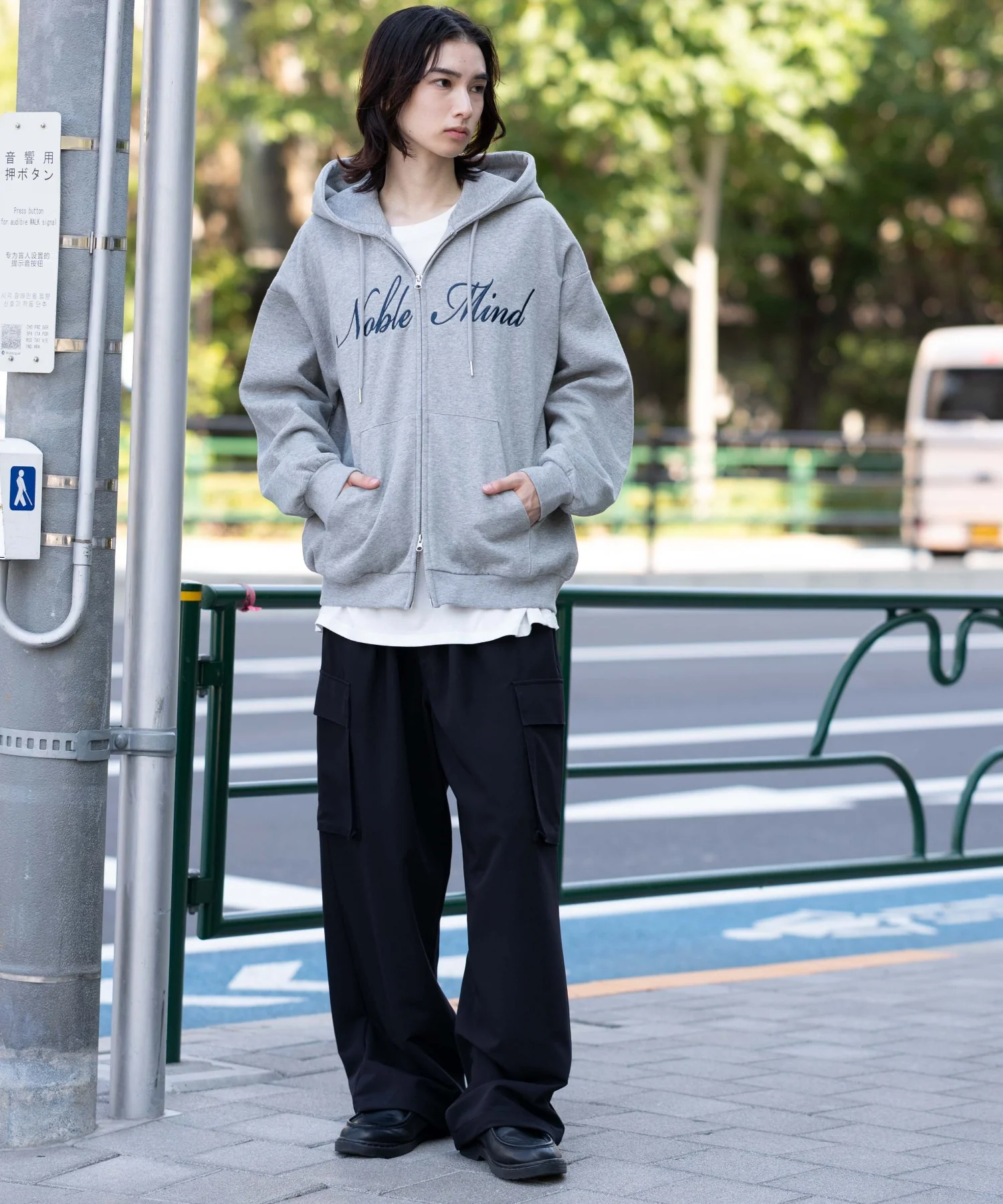 グラフィックロゴダブルZIPパーカー - Image 13