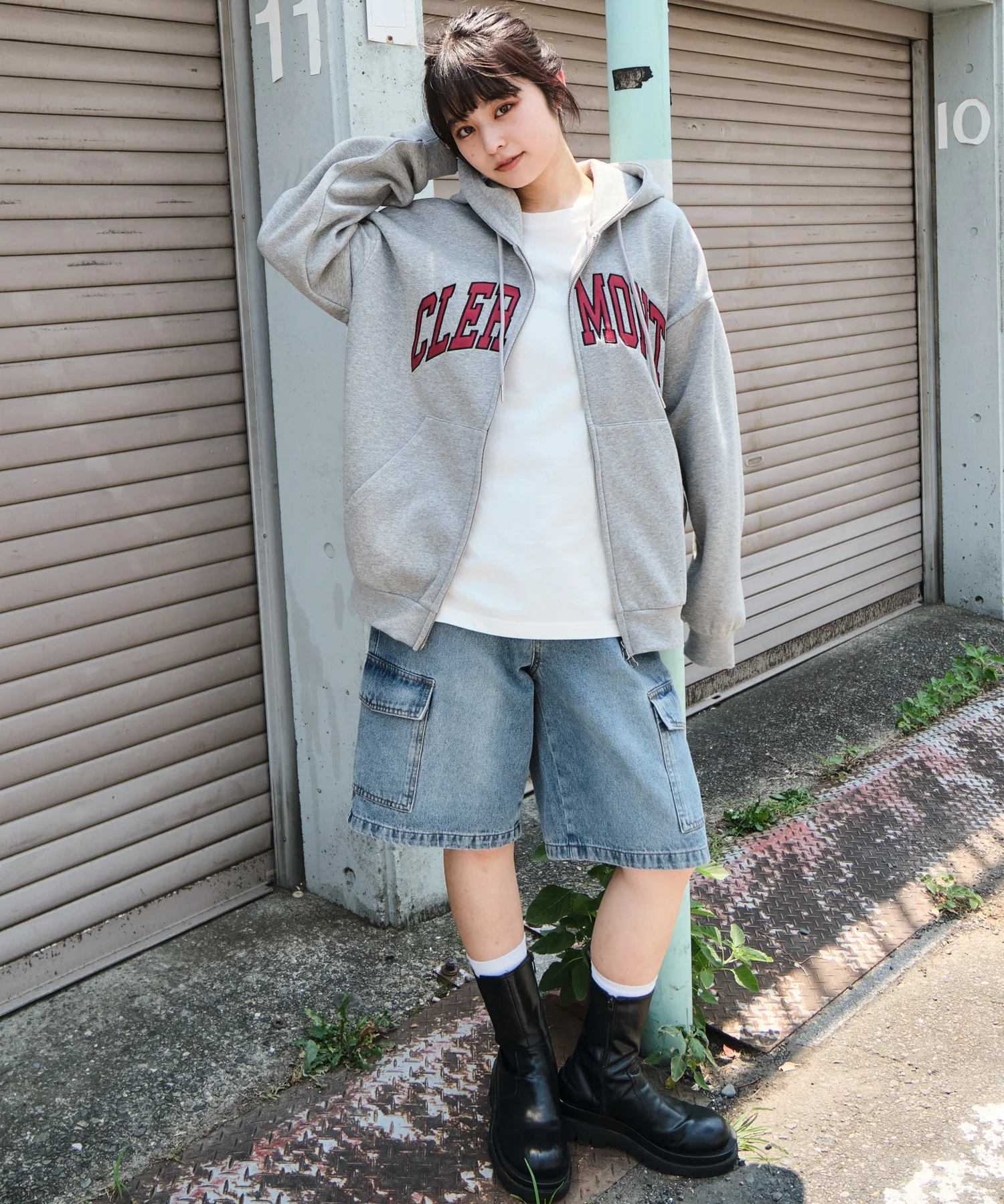 グラフィックロゴダブルZIPパーカー - Image 25