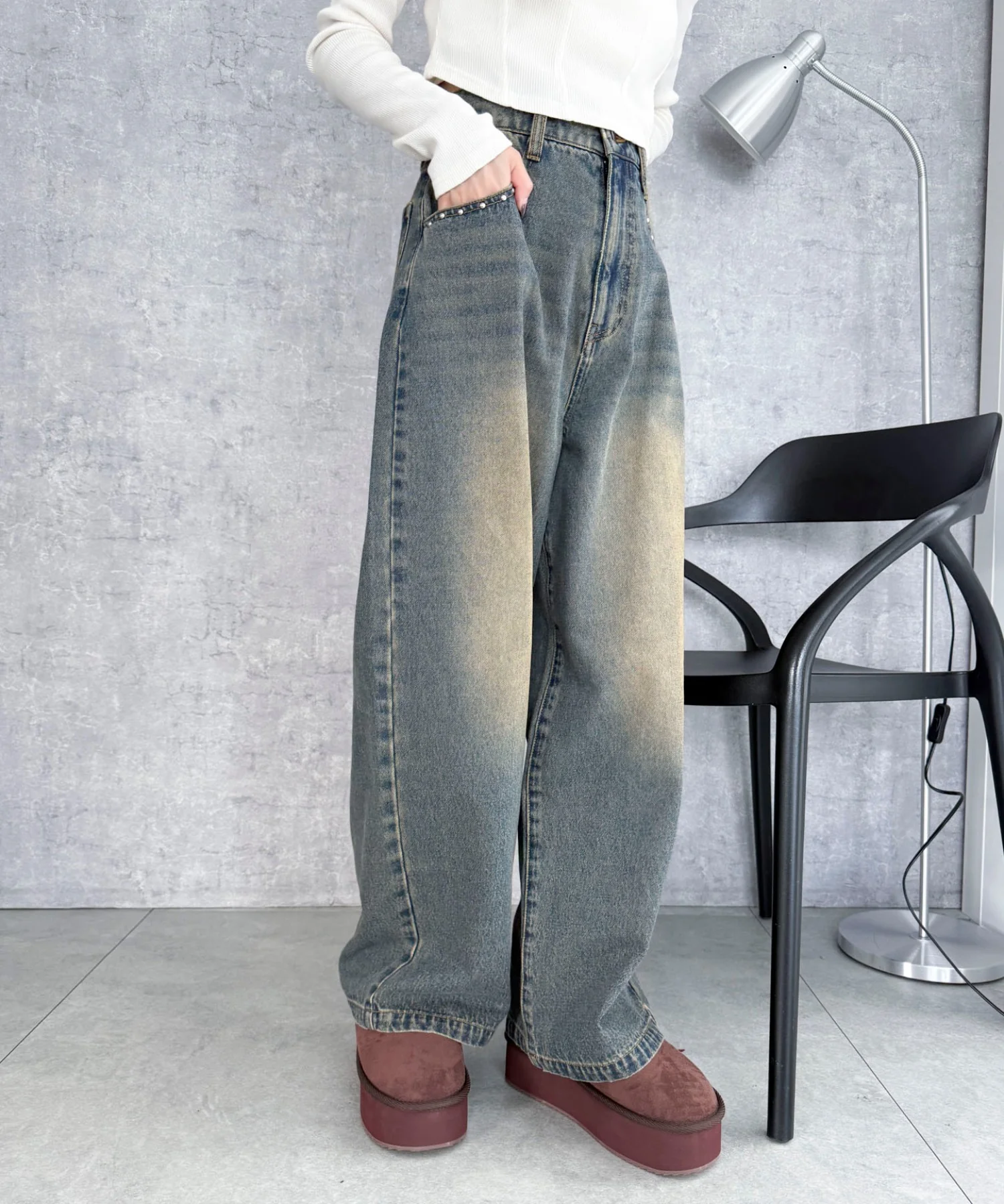 厚底ムートンタッチブーツ - Image 10
