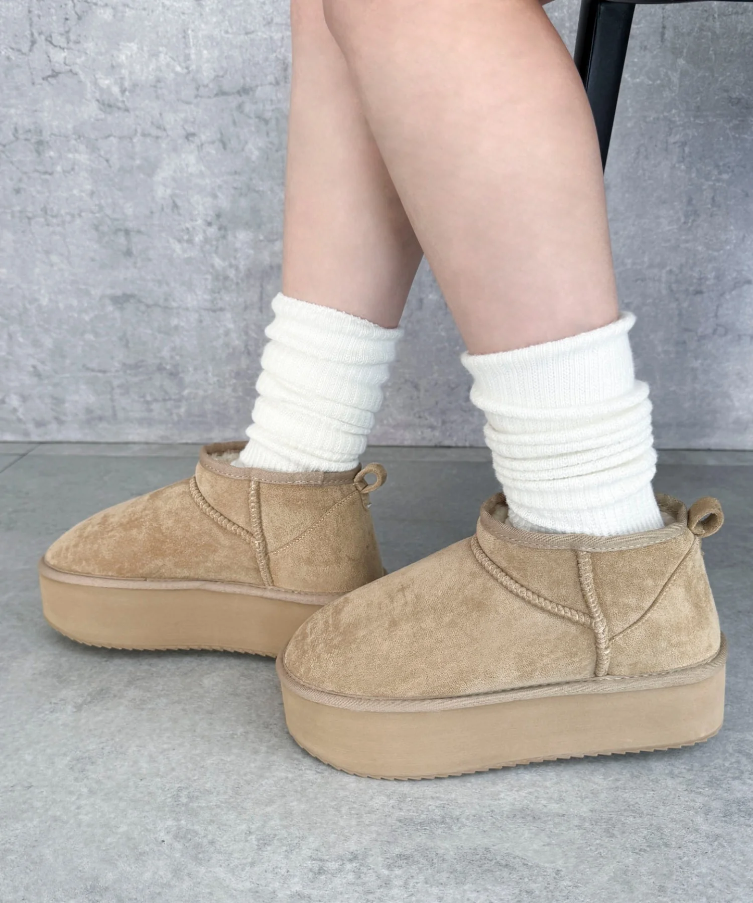 厚底ムートンタッチブーツ - Image 17