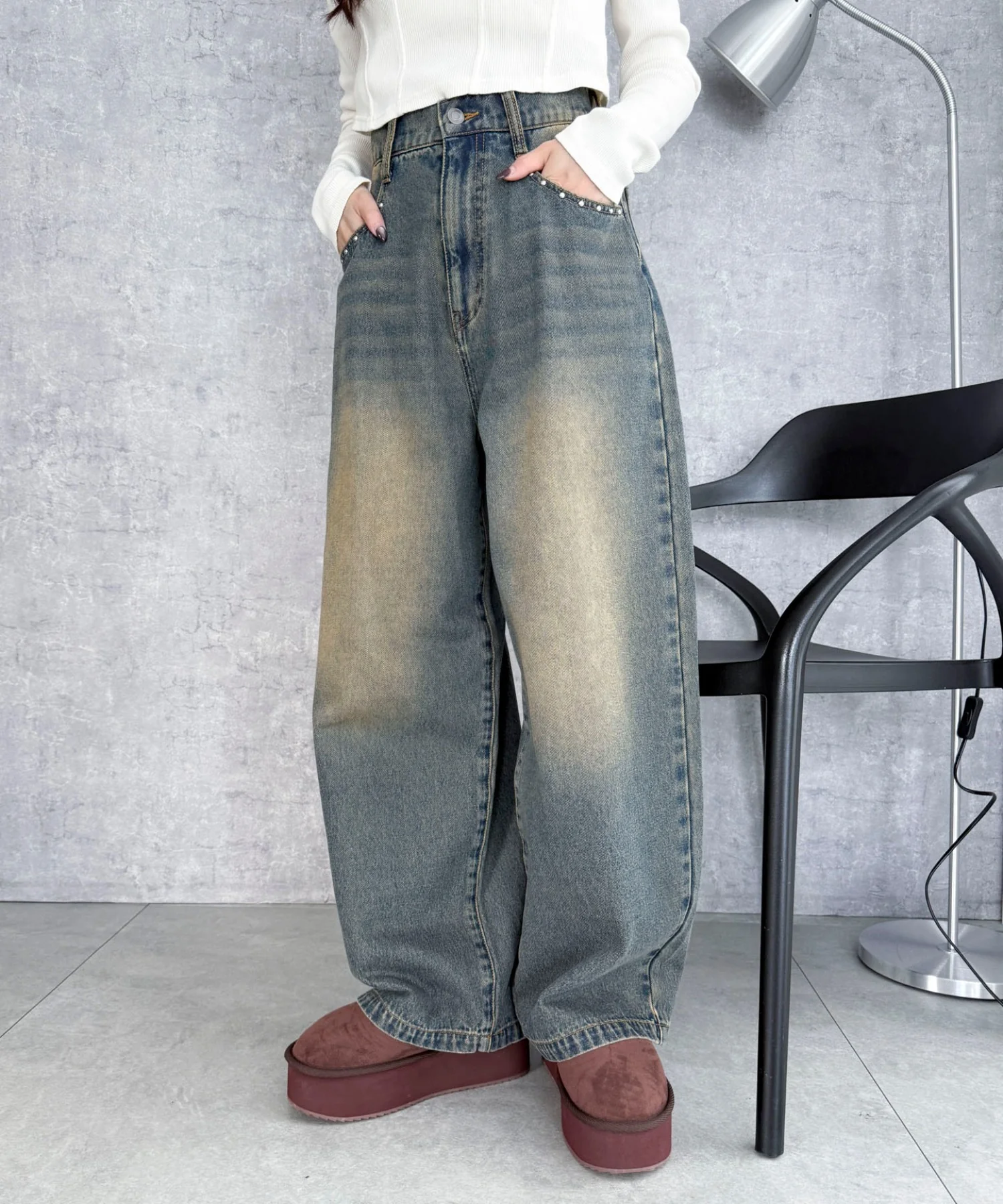 厚底ムートンタッチブーツ - Image 9