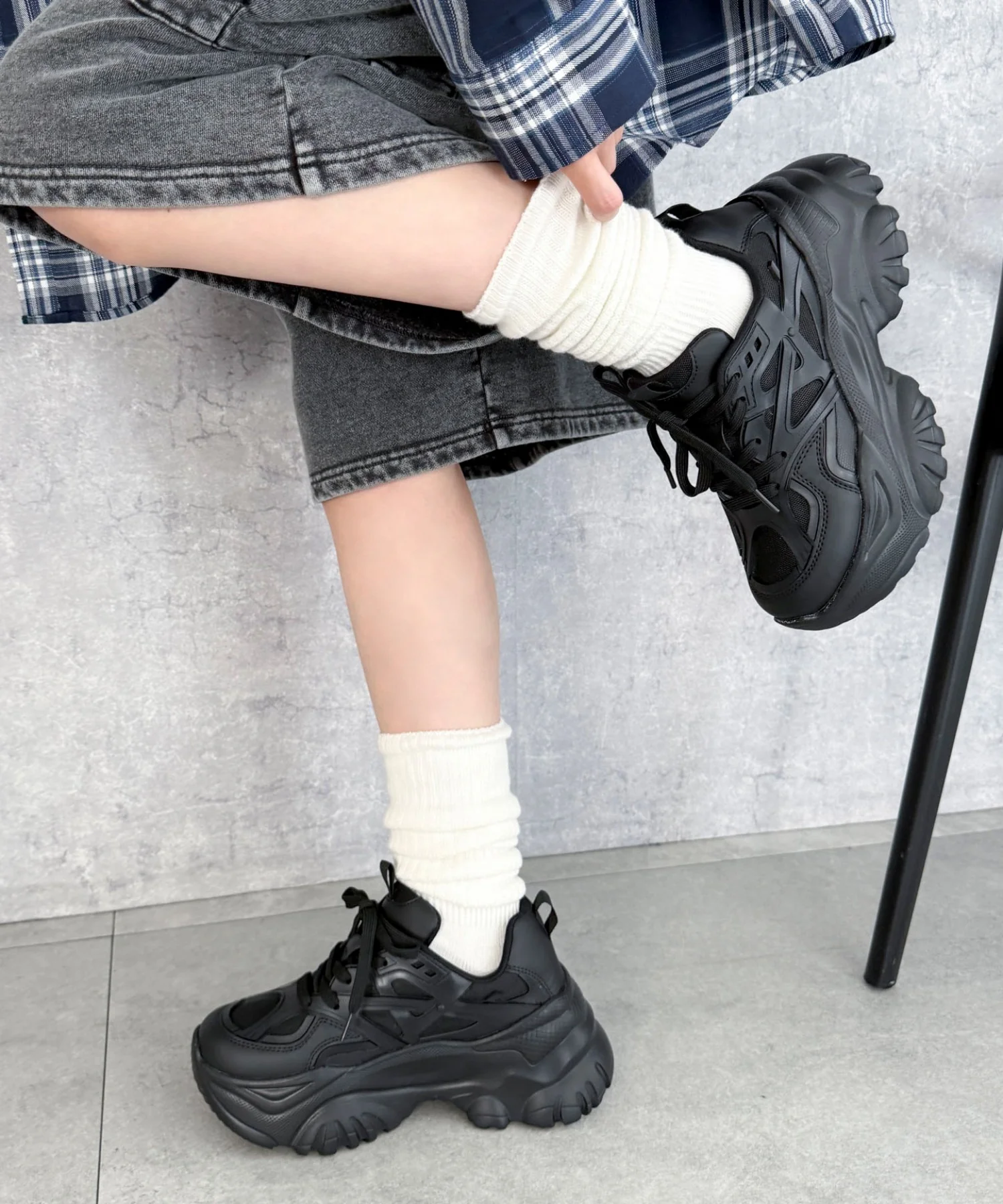 ラバーコンビ厚底スニーカー - Image 19