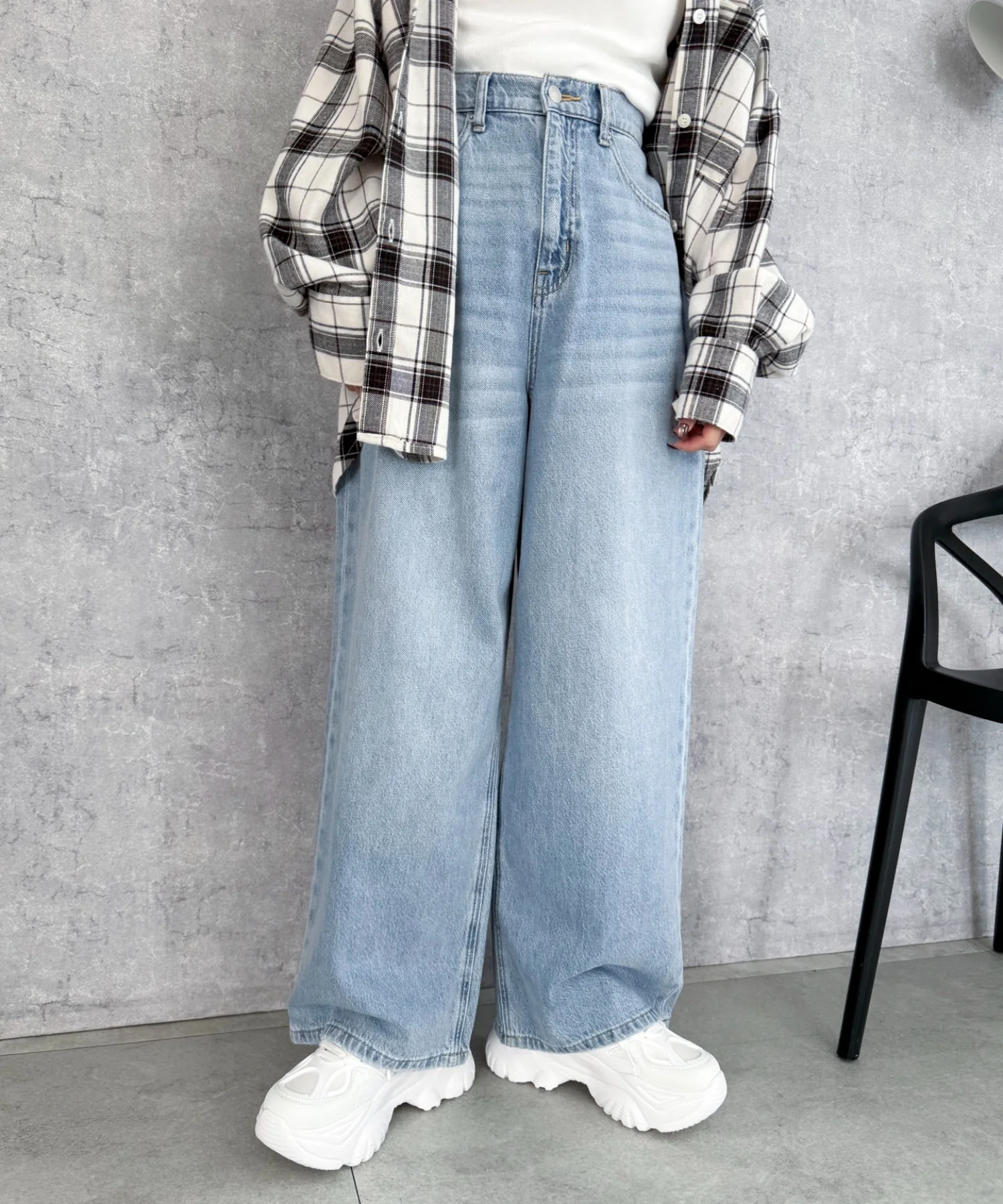 ラバーコンビ厚底スニーカー - Image 4