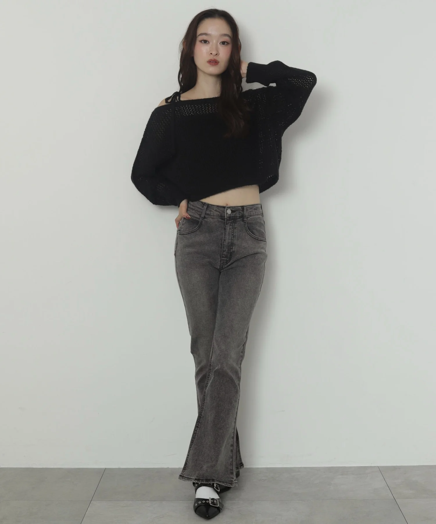 ストレッチフレアデニムパンツ - Image 10