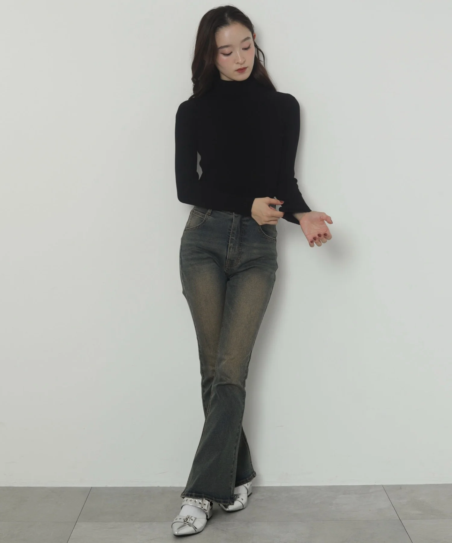 ストレッチフレアデニムパンツ - Image 21