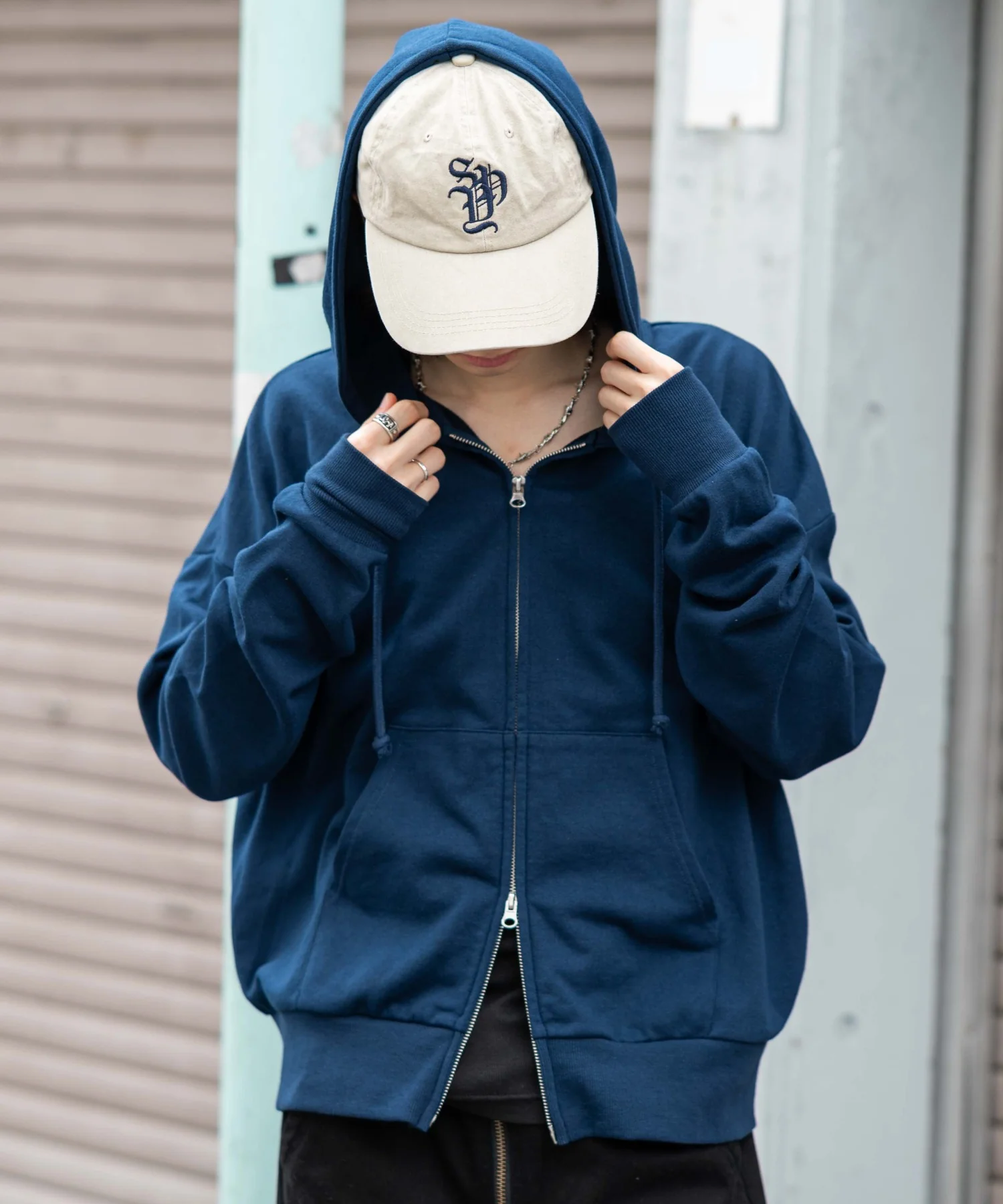 コンパクトフィットダブルZIPパーカー - Image 44