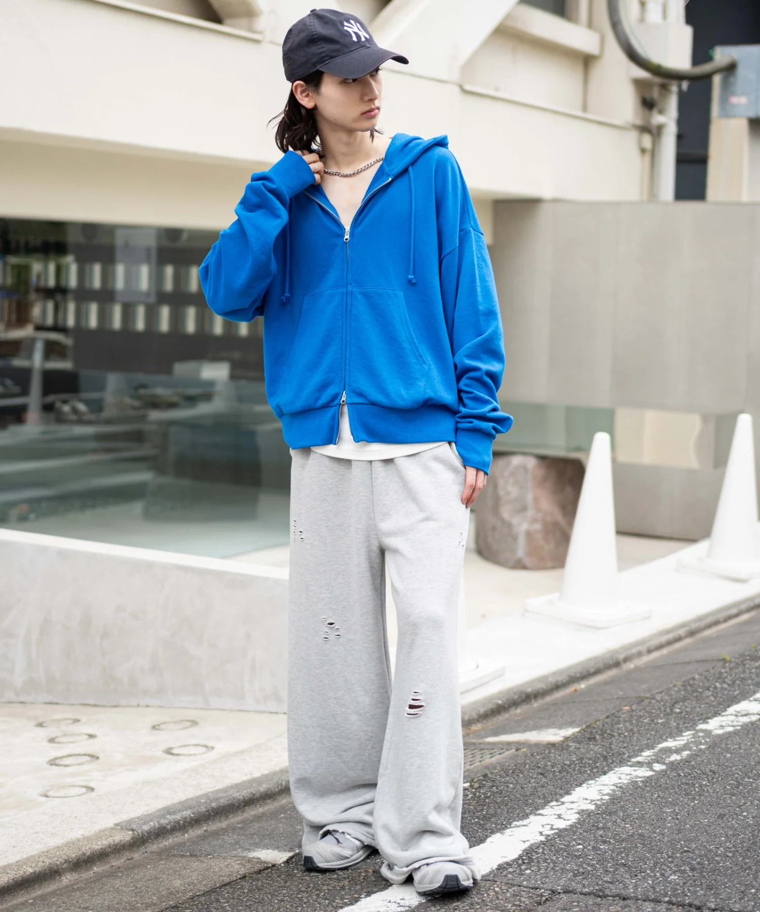 コンパクトフィットダブルZIPパーカー - Image 49