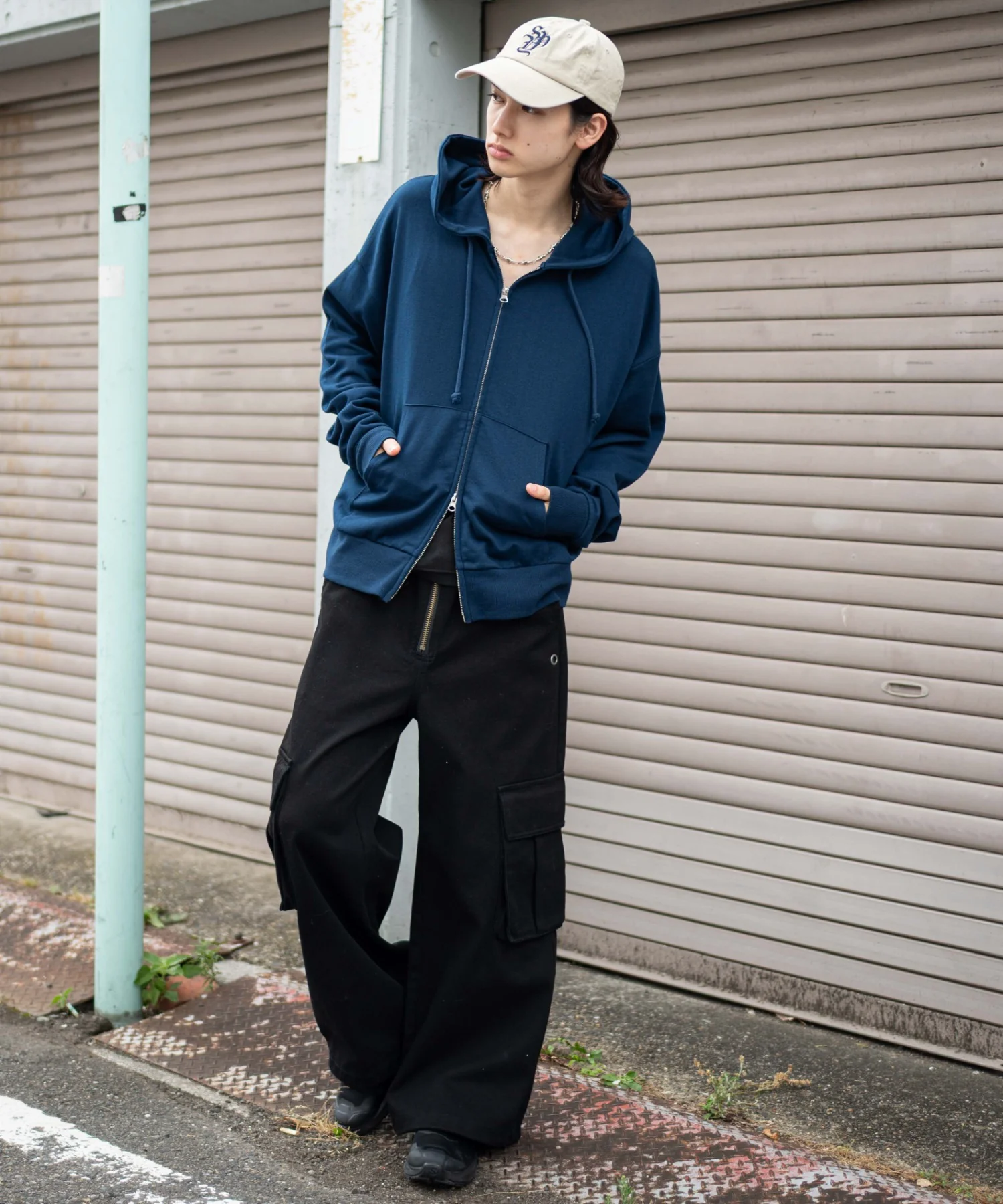 コンパクトフィットダブルZIPパーカー - Image 51