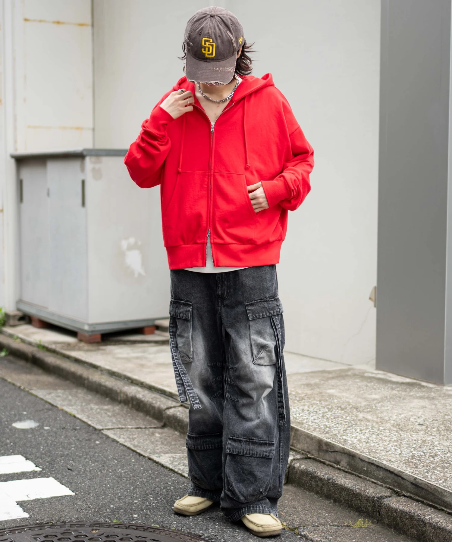 コンパクトフィットダブルZIPパーカー - Image 53
