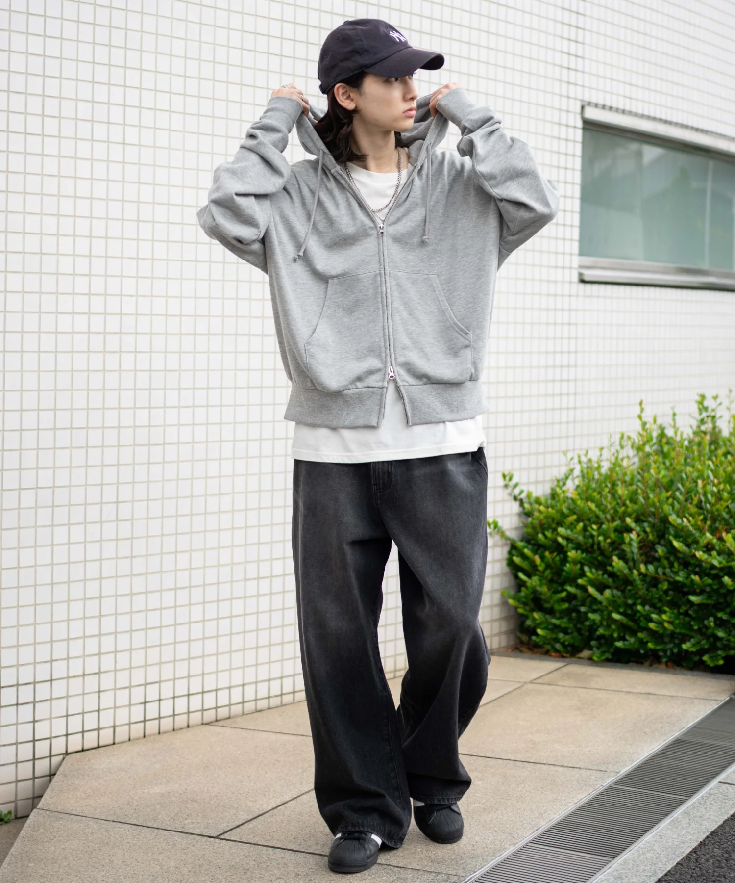 コンパクトフィットダブルZIPパーカー - Image 54