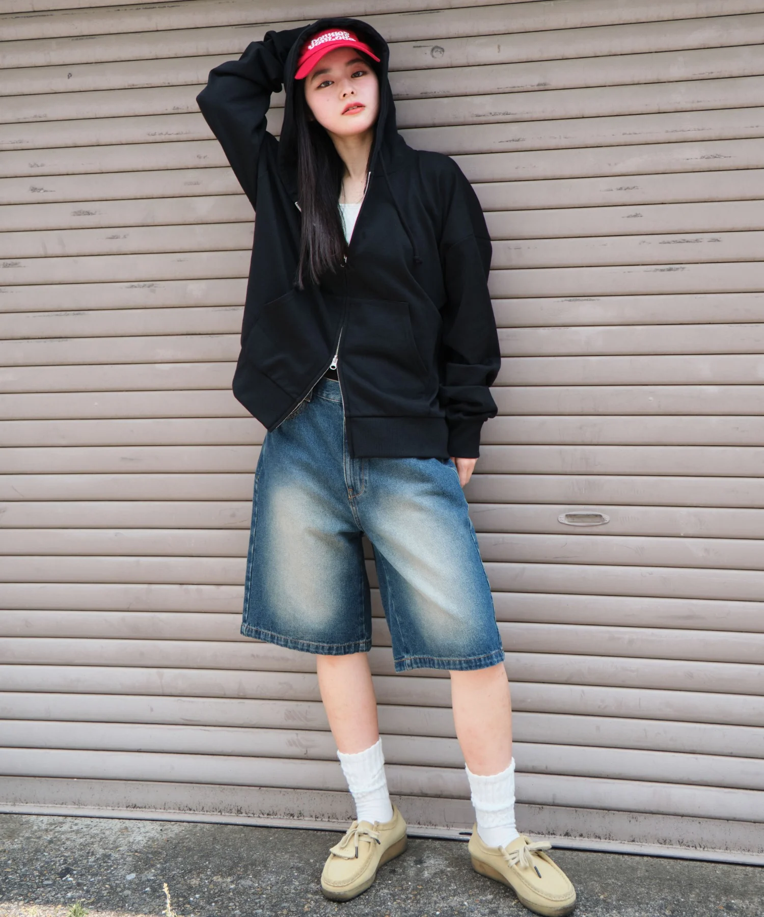 コンパクトフィットダブルZIPパーカー - Image 57