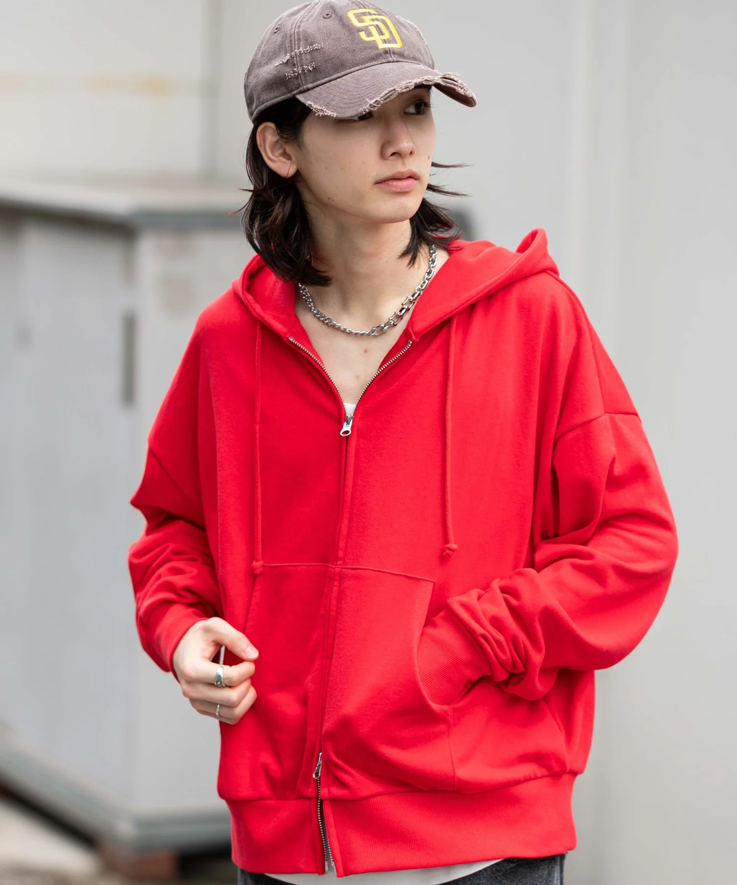 コンパクトフィットダブルZIPパーカー - Image 78