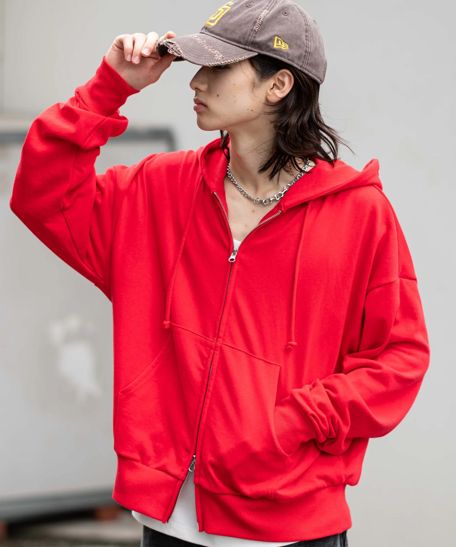 コンパクトフィットダブルZIPパーカー - Image 79