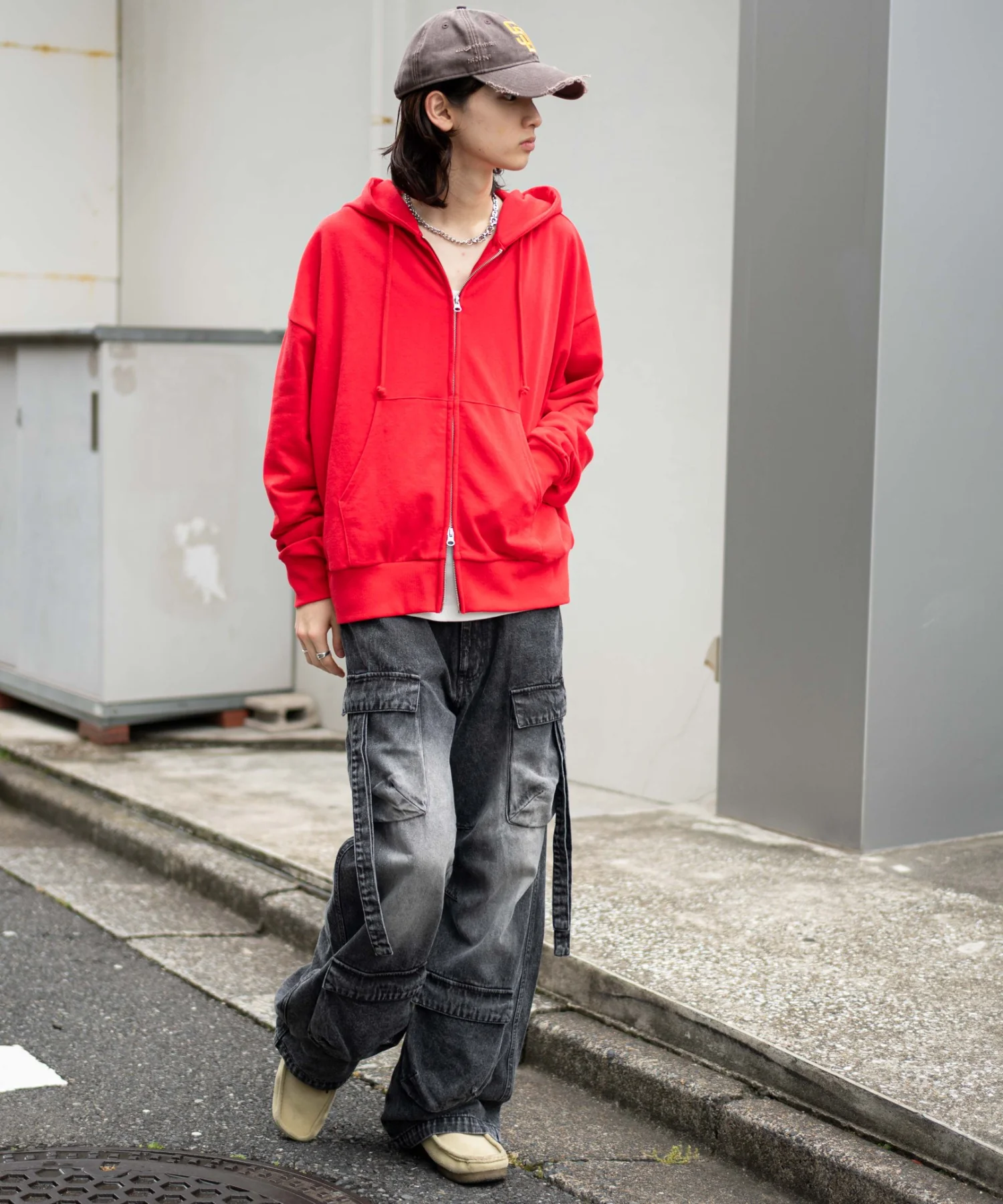 コンパクトフィットダブルZIPパーカー - Image 80