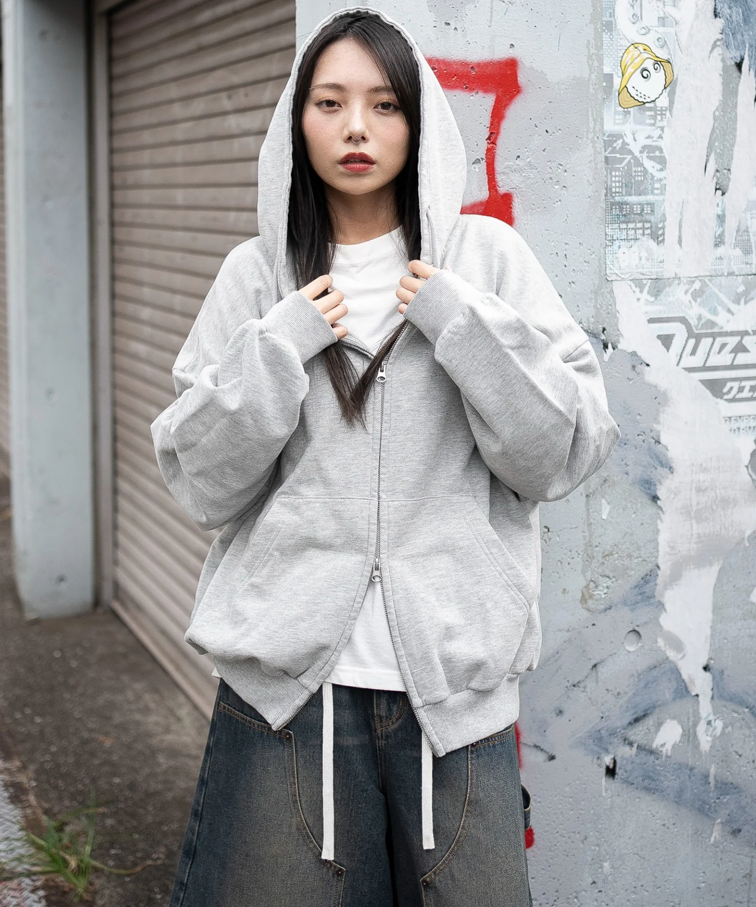 バルーンBIGダブルZIPパーカー - Image 10