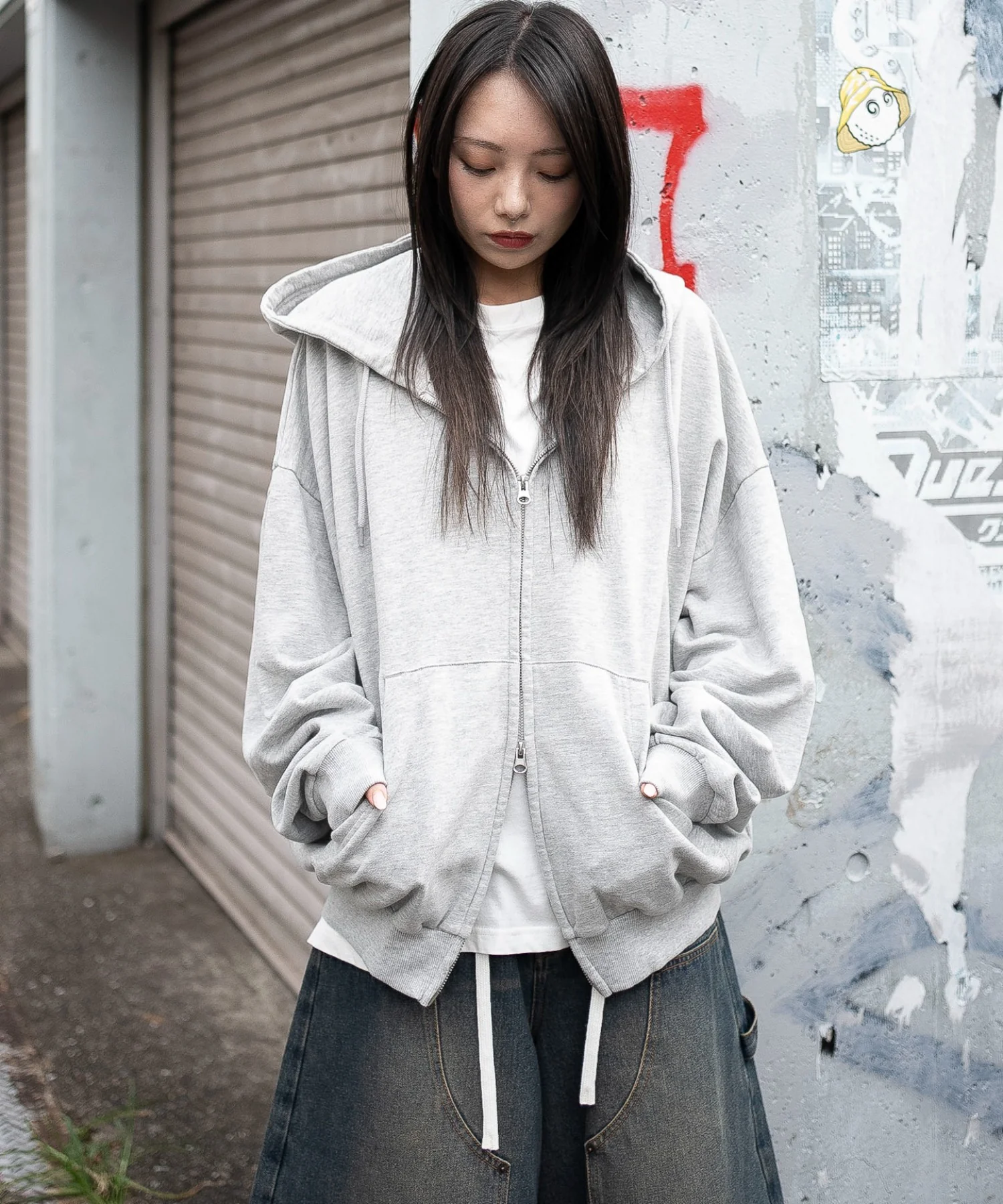 バルーンBIGダブルZIPパーカー - Image 11