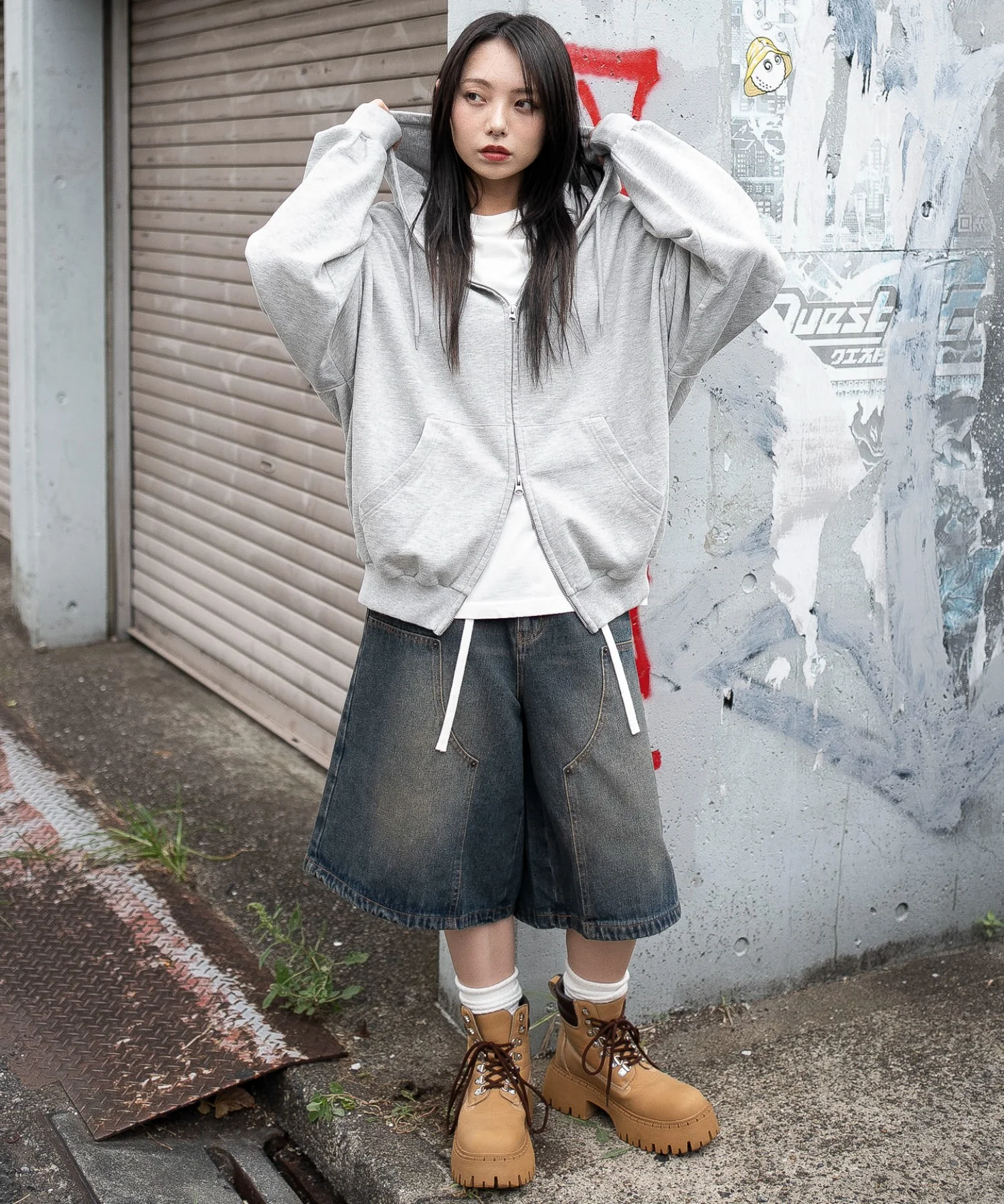バルーンBIGダブルZIPパーカー - Image 12