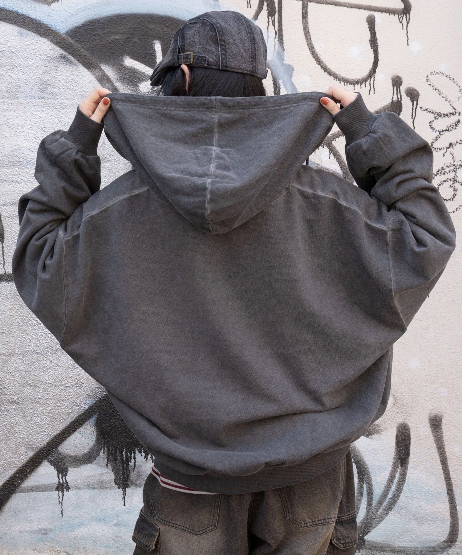 バルーンBIGダブルZIPパーカー - Image 5