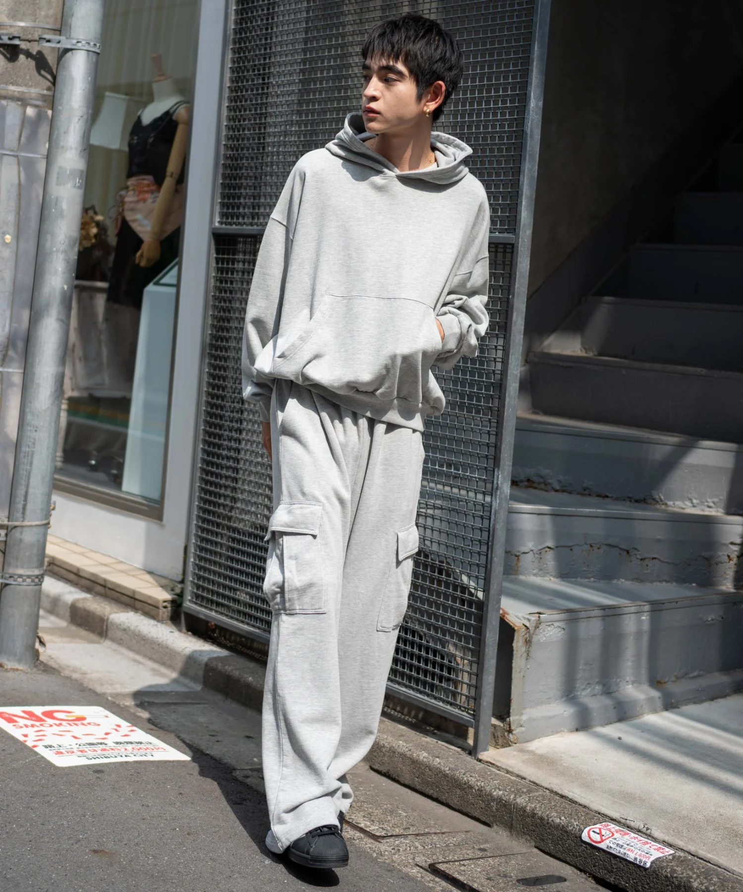 ワイドスウェットカーゴパンツ - Image 17