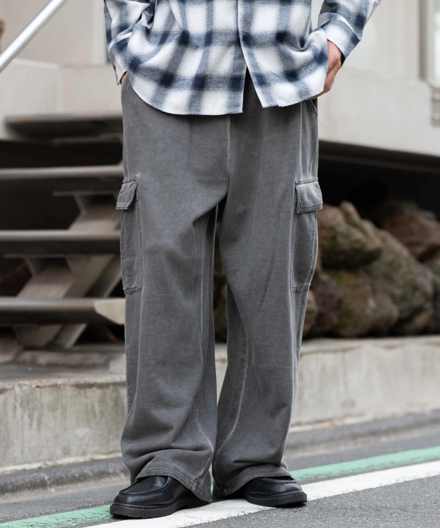 ワイドスウェットカーゴパンツ - Image 19