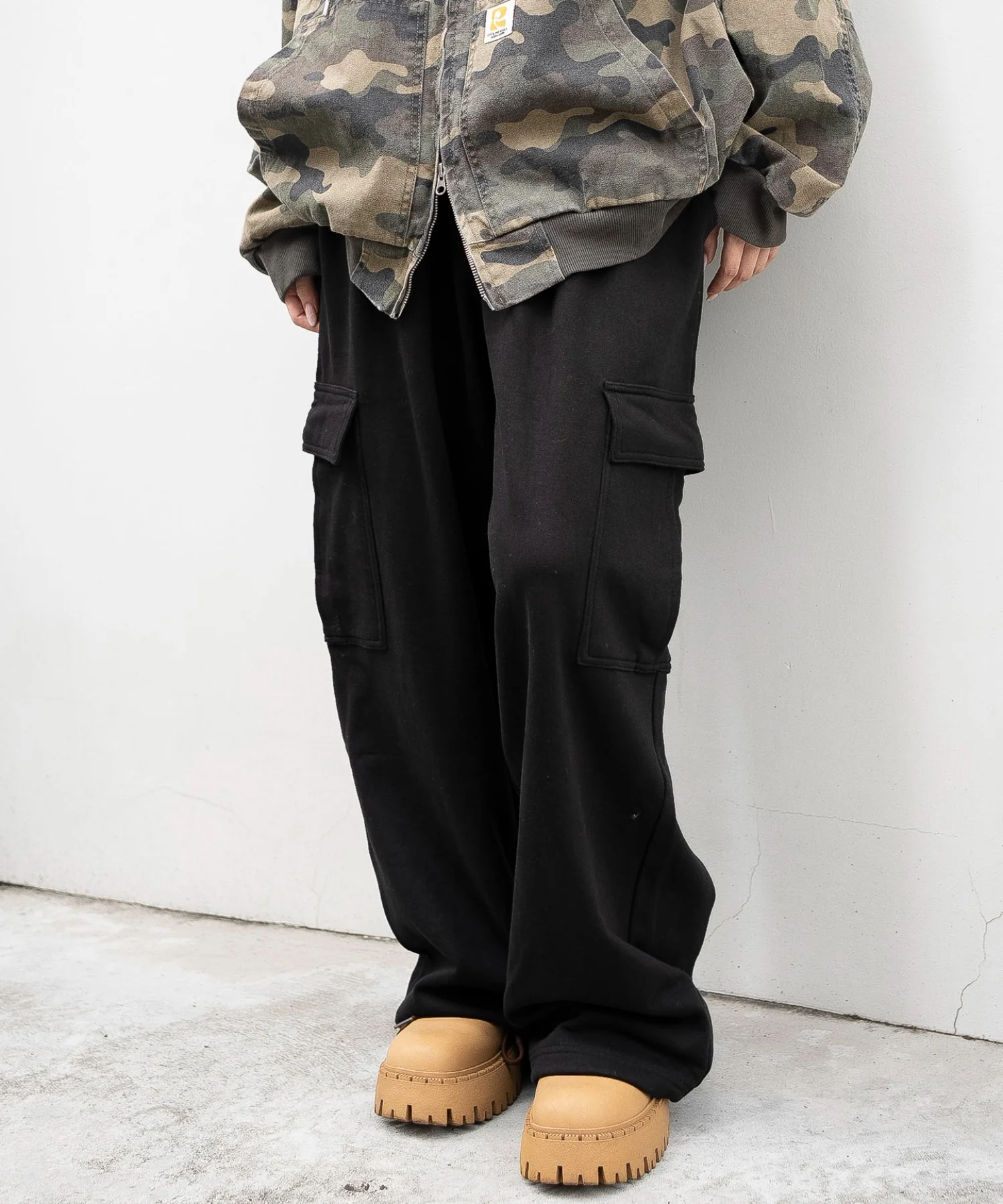 ワイドスウェットカーゴパンツ - Image 31
